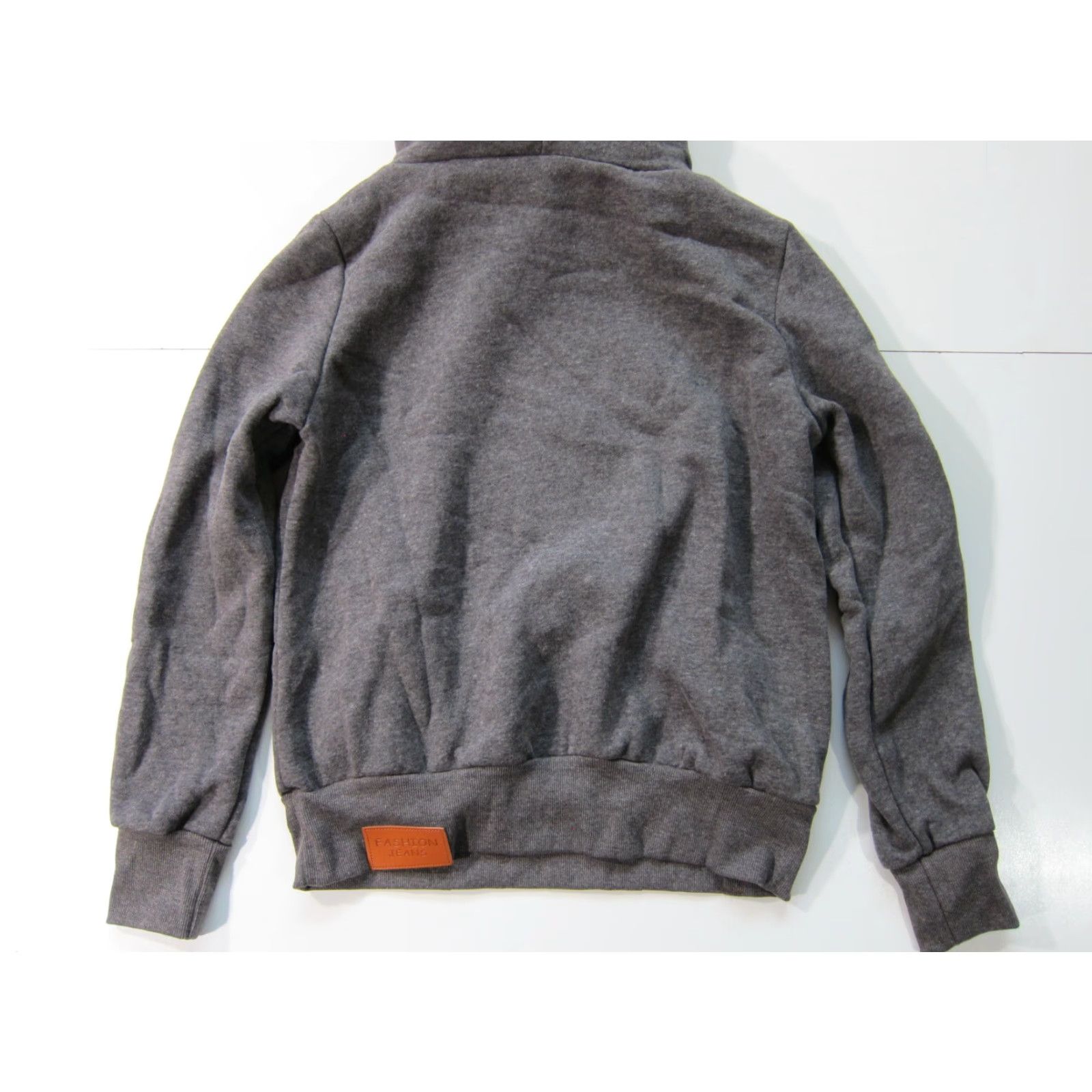 Vintage NWT Zanzea Grey Stretch Soft Hooded Pullover Pocket Sweatshirt Women Large Size L / US 10 / IT 46 - 6 Thumbnail