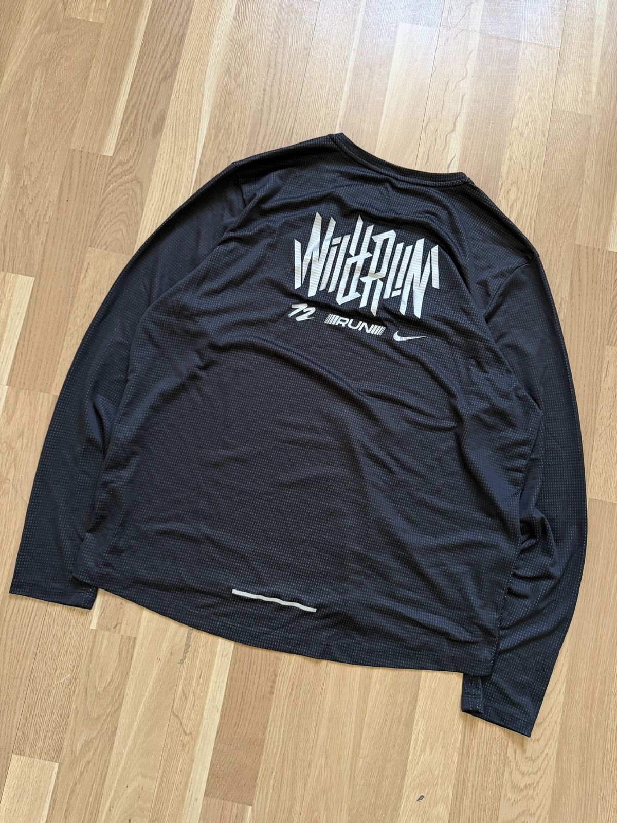 Nike Nike running long sleeve72 vintage drill big logo Size US XL / EU 56 / 4 - 2 Thumbnail