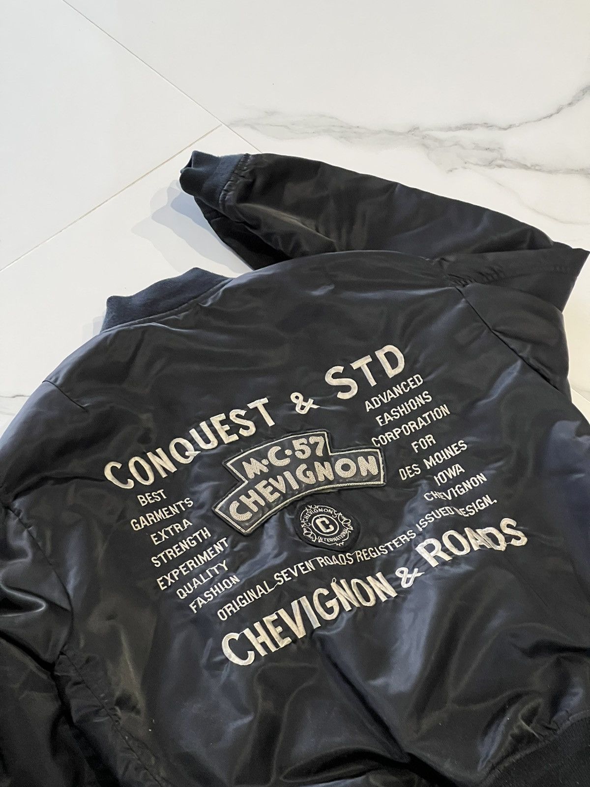 Chevignon × Vintage Vintage Chevignon bomber jacket Size US XL / EU 56 / 4 - 3 Thumbnail