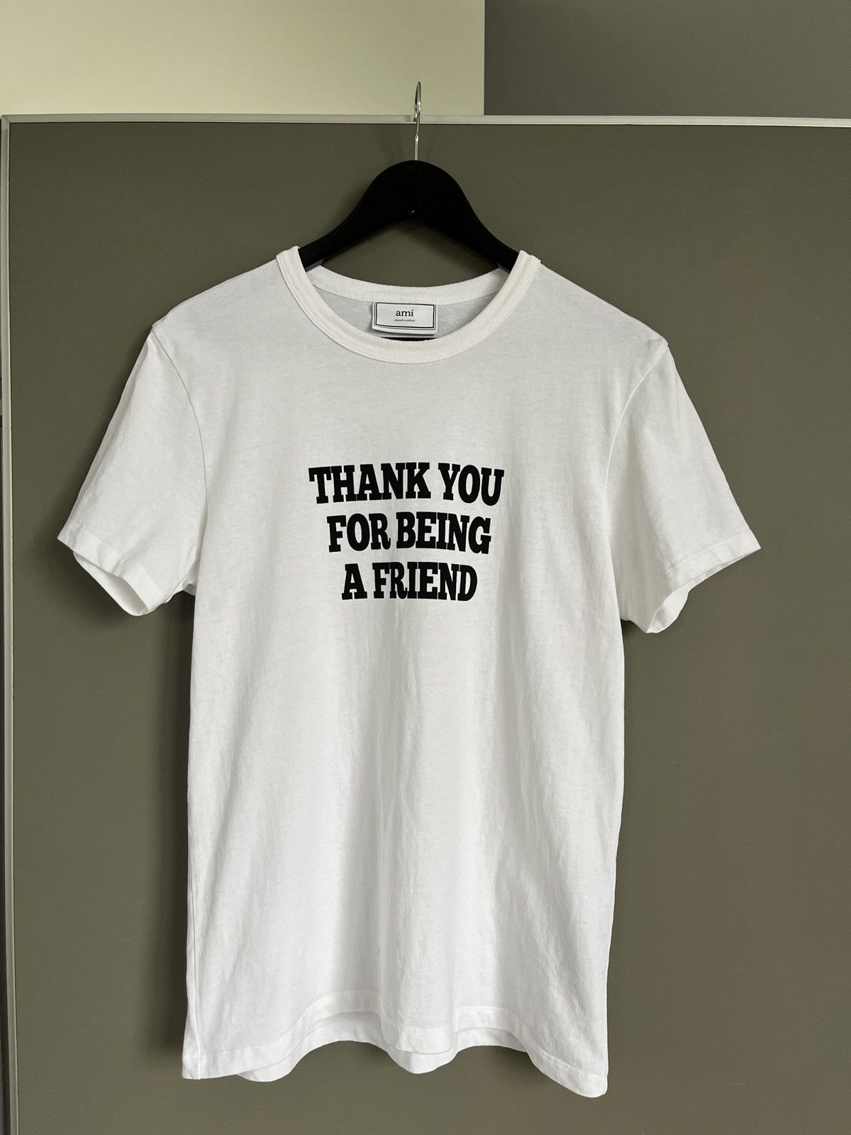 AMI Ami Alexander Mattiussi Thank You For Being A Friend Tee Size US M / EU 48-50 / 2 - 1 Thumbnail
