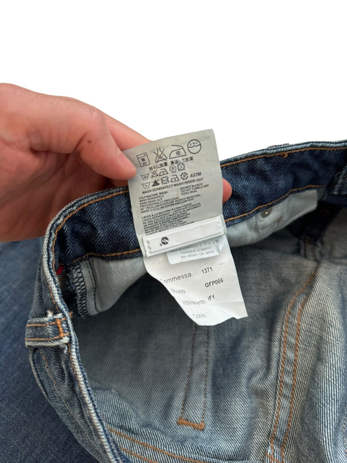 Prada Straight Fit Denim Blue Jean Size US 30 / EU 46 - 10 Thumbnail