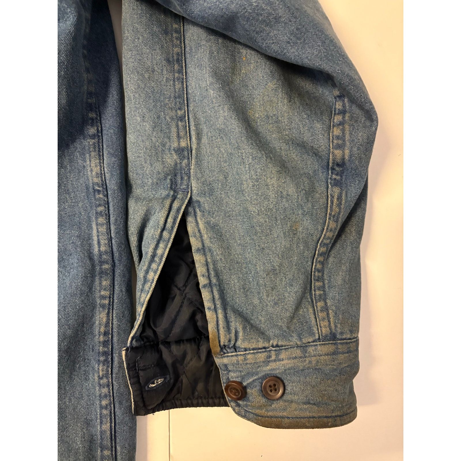 Roundtree & Yorke Vintage Roundtree and Yorke outdoors denim fleece jacket L Size US L / EU 52-54 / 3 - 5 Thumbnail