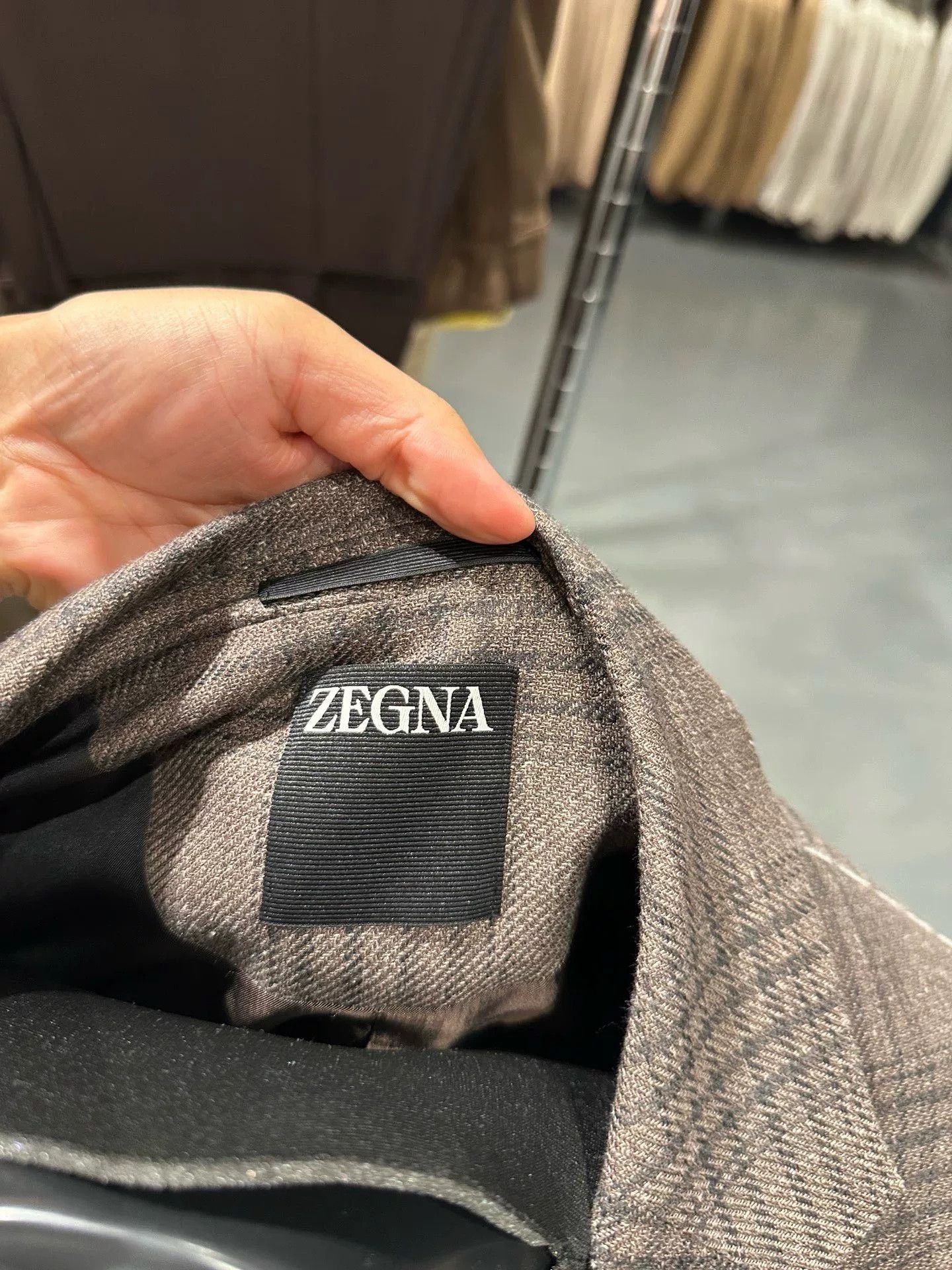 Ermenegildo Zegna Zegna Brown Men's Blazer 55968 Size US M / EU 48-50 / 2 - 8 Thumbnail