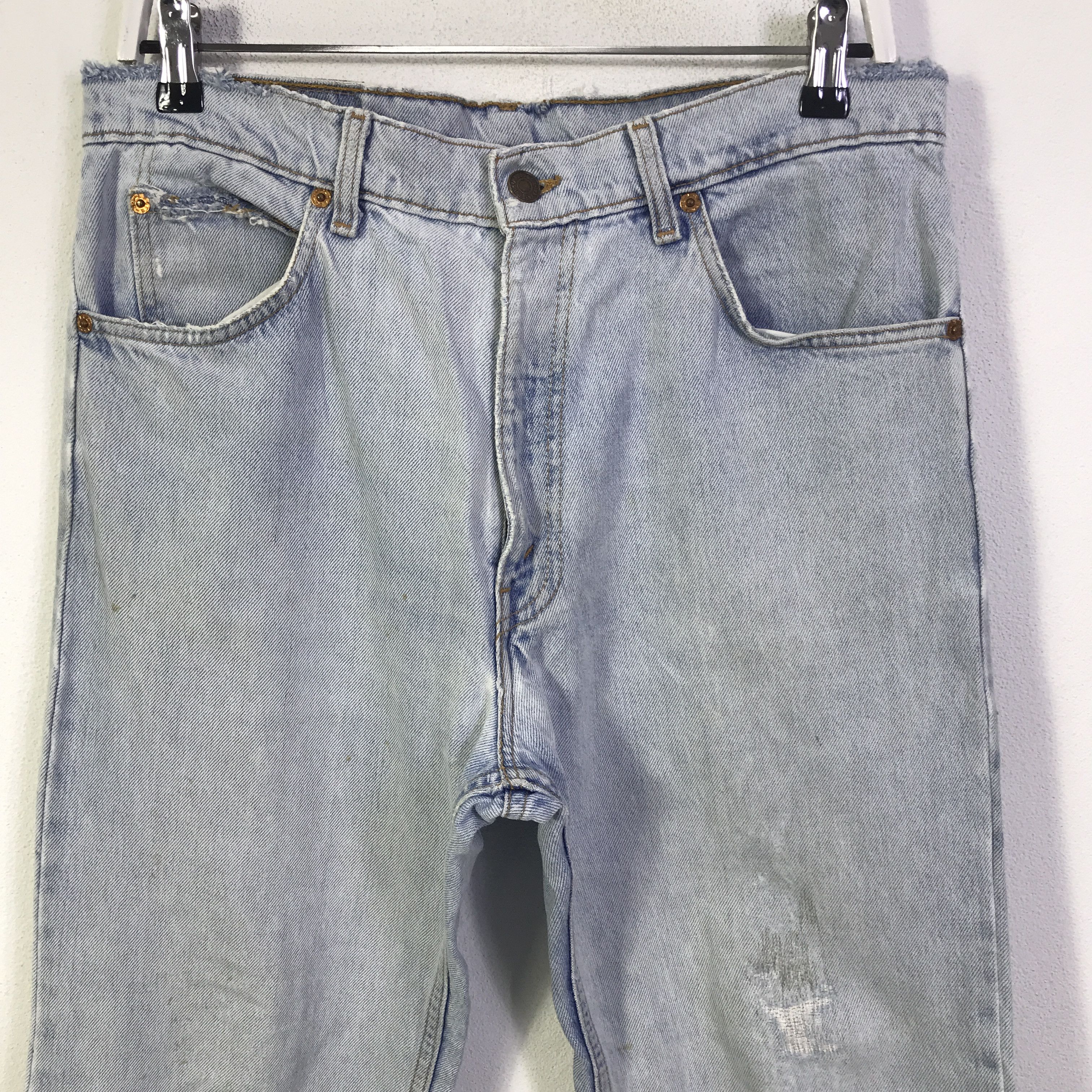 Levi's Levis Light wash denim jeans pants jacket K130B22 Size US 32 / EU 48 - 2 Thumbnail