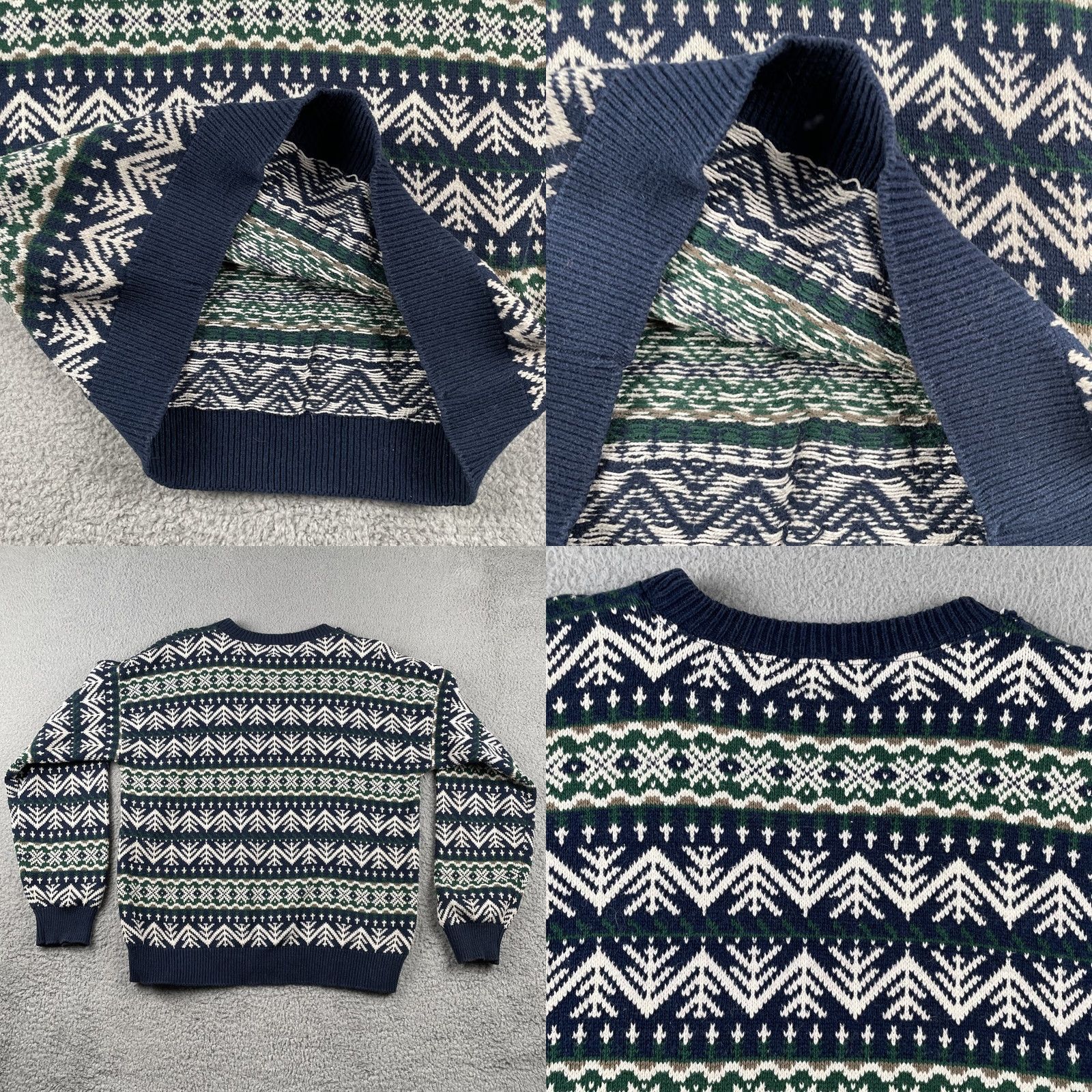 Vintage VINTAGE Peconic Bay Traders Men’s XL Cotton Knit Sweater Made In USA 90s EUC Size US XL / EU 56 / 4 - 8 Thumbnail