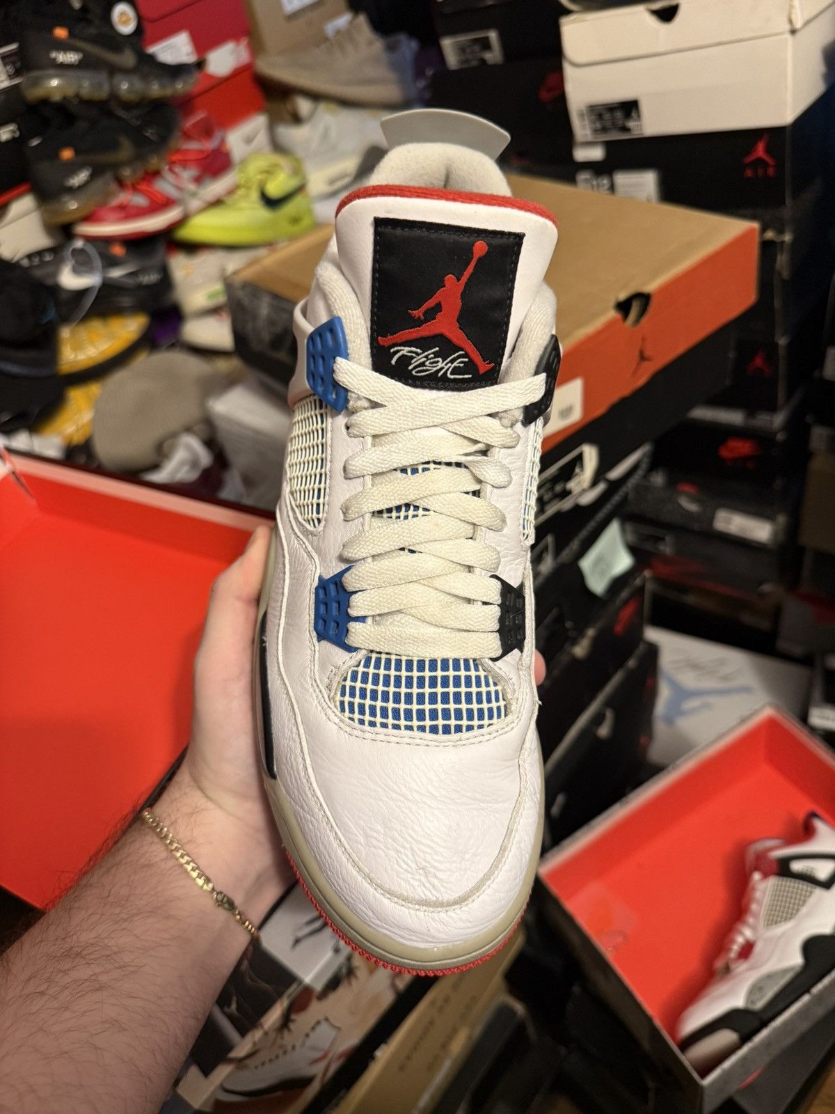 Jordan Brand Jordan retro 4 what the sz 10.5 Size US 10.5 / EU 43-44 - 2 Thumbnail