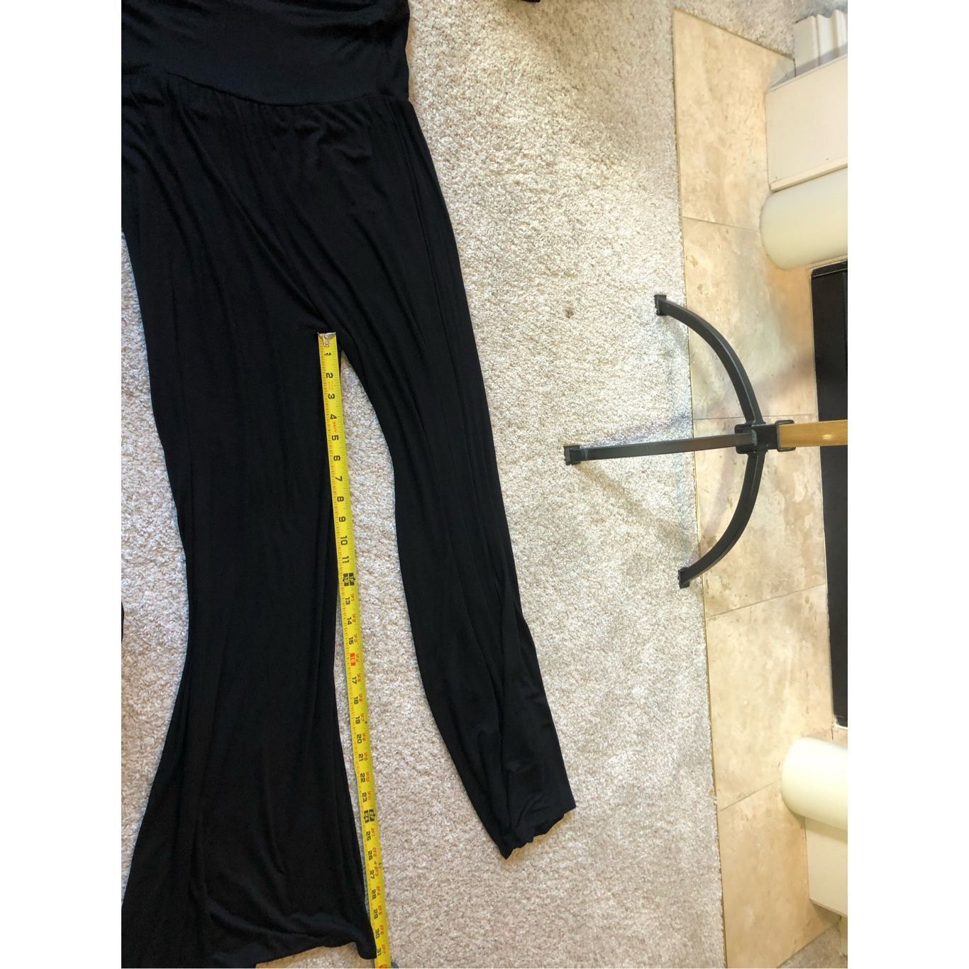 Other Venus Women’s Black Flowing Soft Stretchy Pants Size L NWOT Size 34" / US 12 / IT 48 - 7 Thumbnail