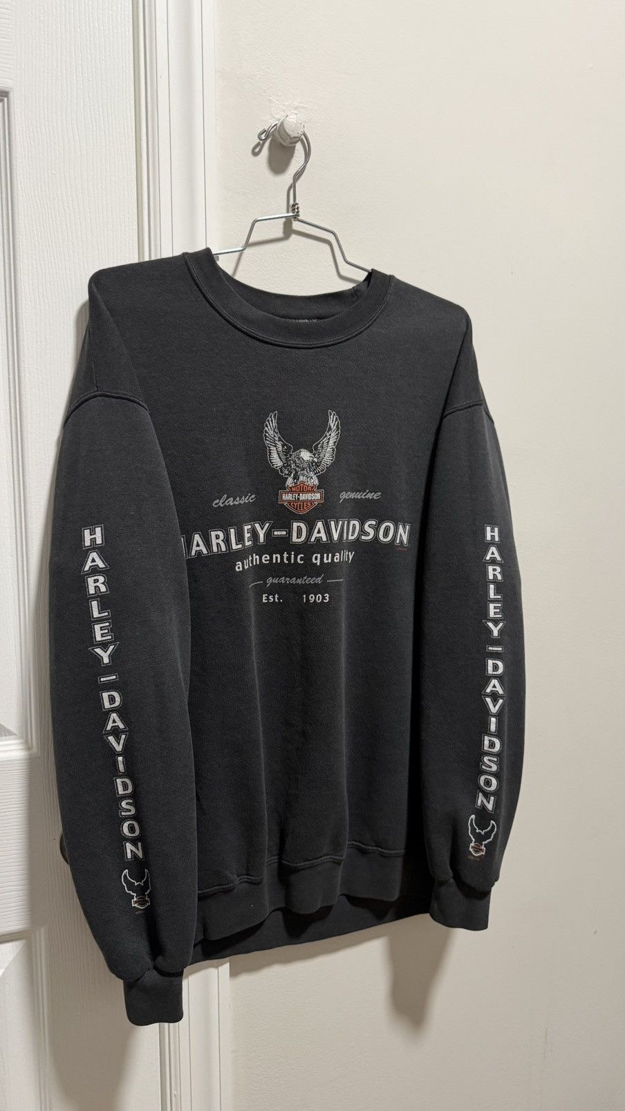Harley Davidson Vintage Harley Davidson Crewneck Size US M / EU 48-50 / 2 - 2 Thumbnail