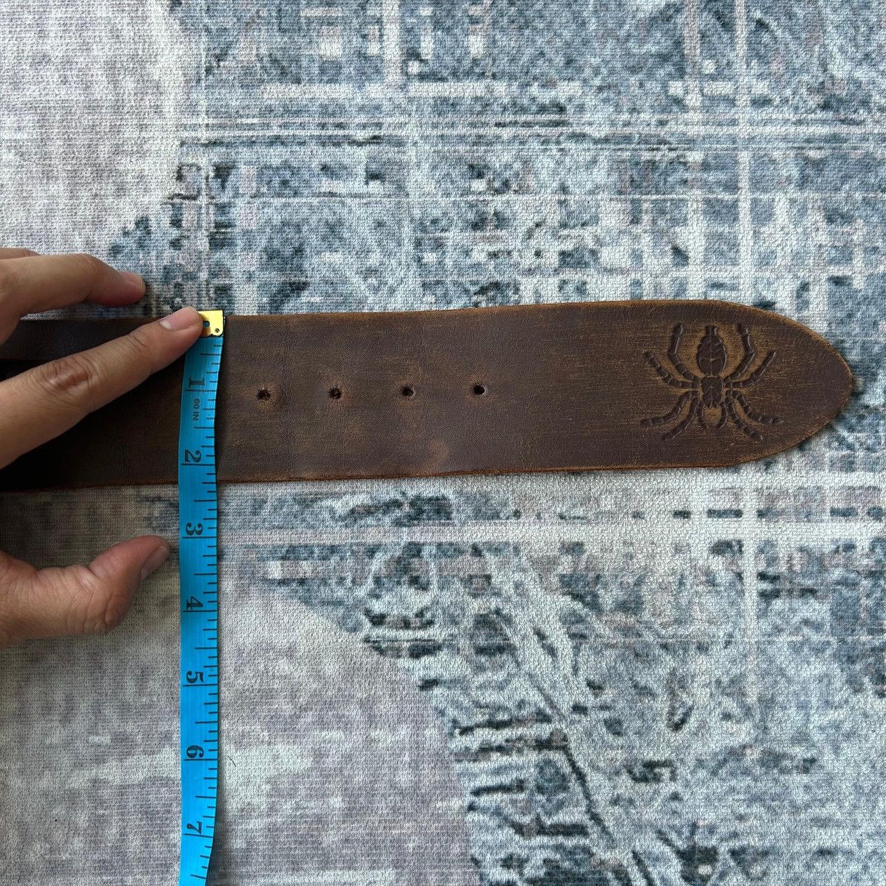 14th Addiction × If Six Was Nine × Le Grande Bleu (L.G.B.) L.G.B Spyder Brown Belt Size 30 - 10 Thumbnail