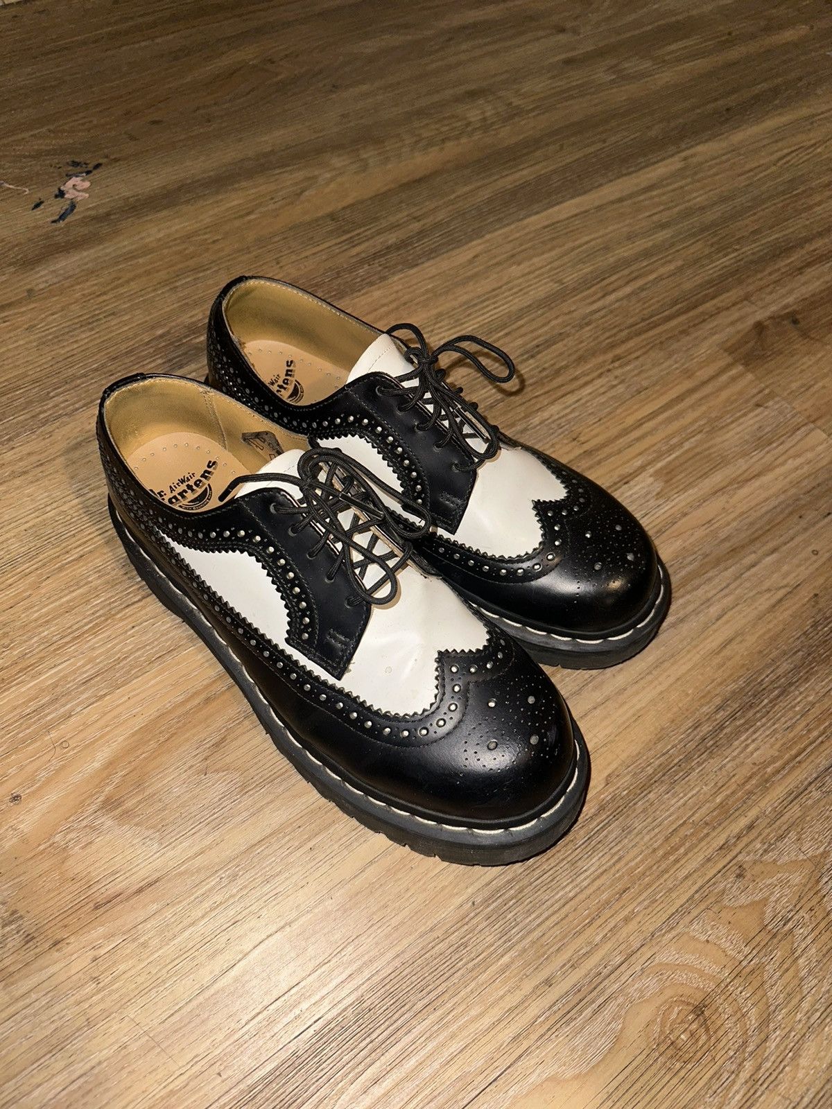 image of Bex Smooth Dr Martens Shoes in Black, Men's (Size 8)