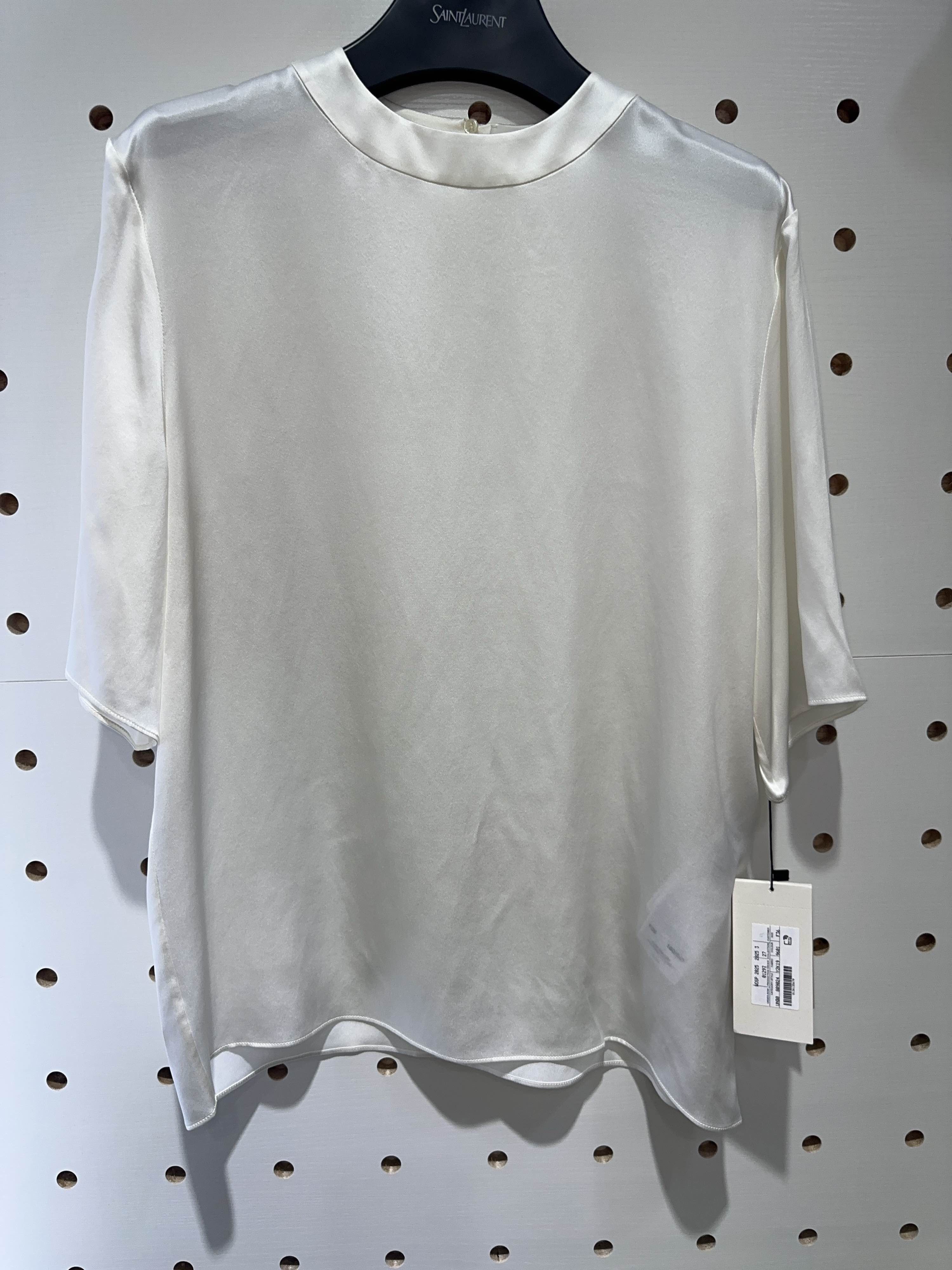 Saint Laurent Paris Saint Laurent Silk Satin Blouse Size 36 Size XS / US 0-2 / IT 36-38 - 1 Thumbnail