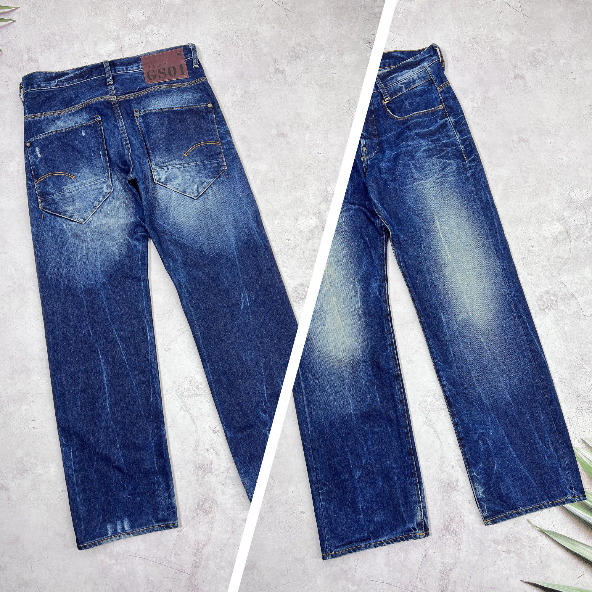 G-Star G-Star Raw New Radar Low Loose Denim Pants Jeans 32 x 32 Size US 32 / EU 48 - 9 Thumbnail