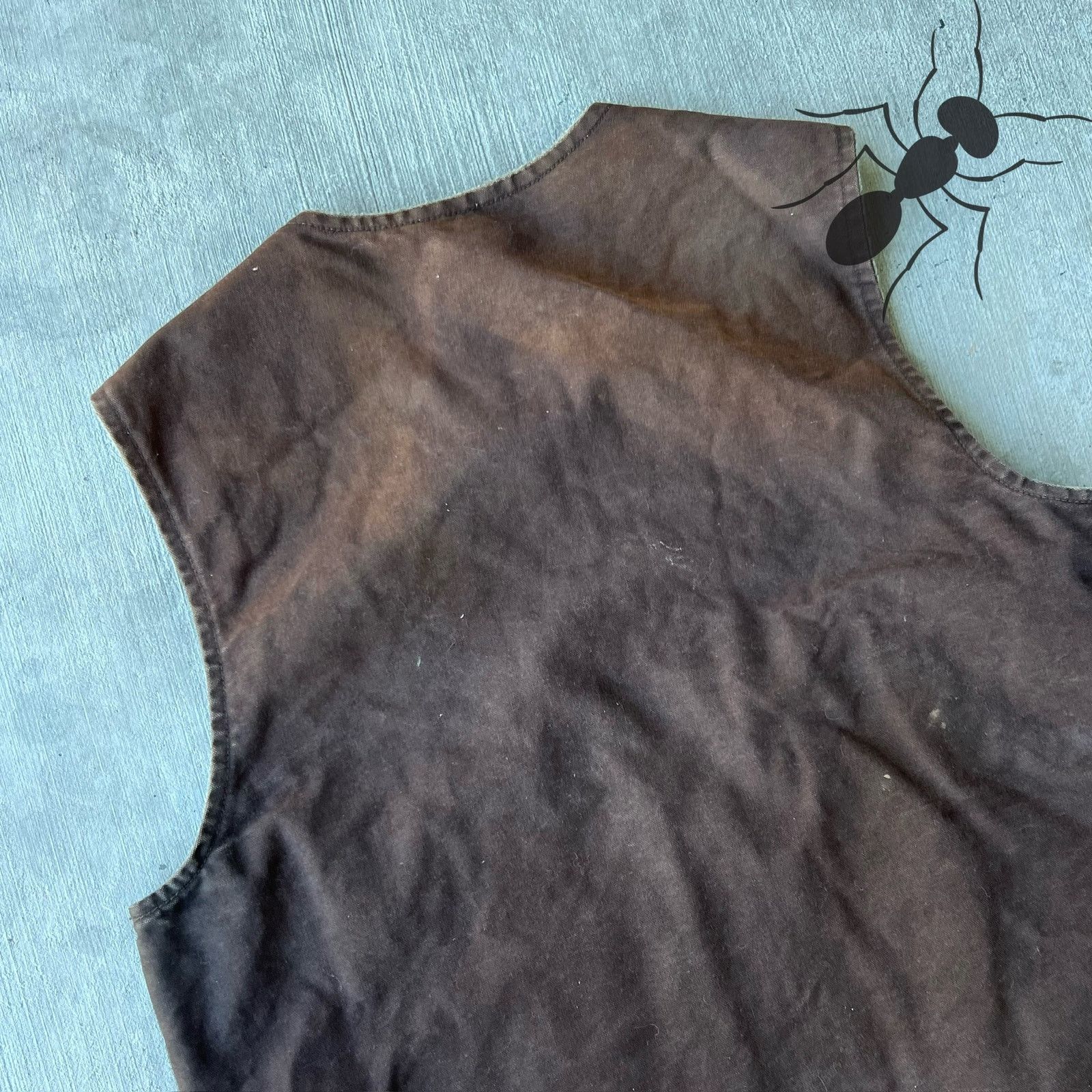 Carhartt × Vintage Carhartt V26 DKB faded brown work wear vest Size US XL / EU 56 / 4 - 7 Thumbnail