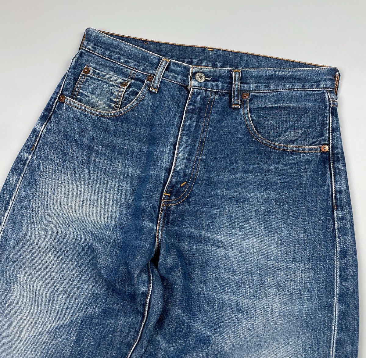 Levi's Vintage Levi’s 502 Big E Japan Selvedge Denim Pants Size 30 Size US 30 / EU 46 - 6 Thumbnail