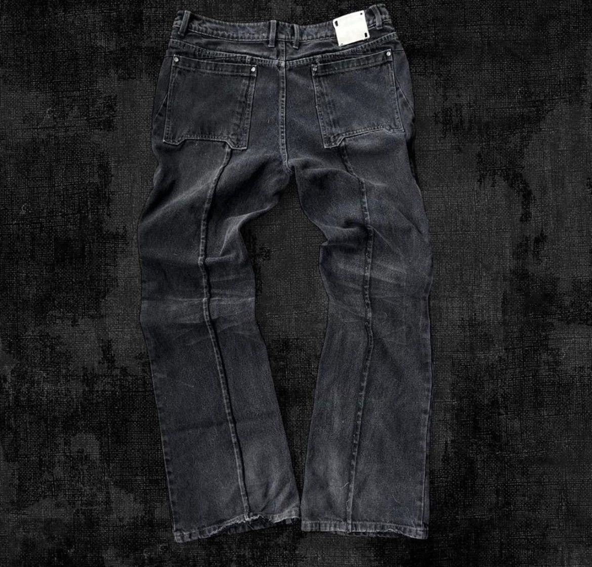 C2H4 C2H4 Black Denim Jeans Size US 34 / EU 50 - 4 Thumbnail