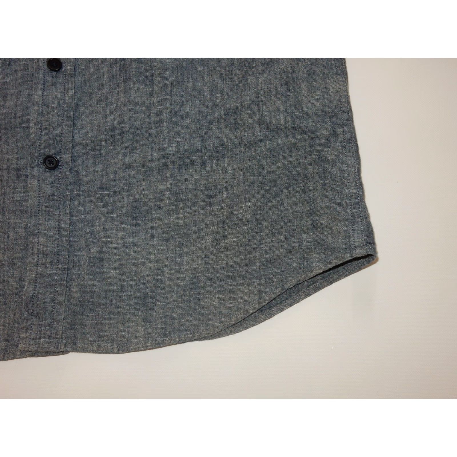 Banana Republic Banana Republic Shirt Button-Up Long Sleeve Men S Slim Blue Cotton Denim? Size US S / EU 44-46 / 1 - 2 Thumbnail