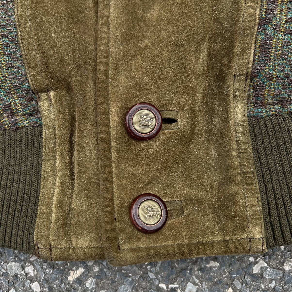 Burberry × Burberry Prorsum Vintage 90s Burberry Suede Jacket Size US L / EU 52-54 / 3 - 3 Thumbnail