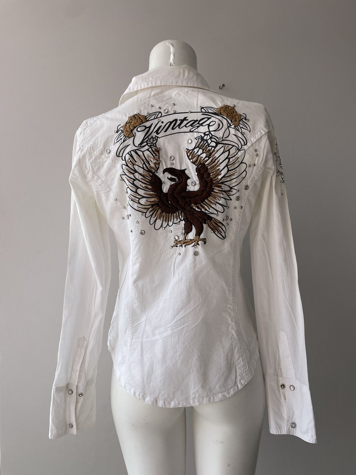 Vintage y2k shirt Size S / US 4 / IT 40 - 14 Thumbnail