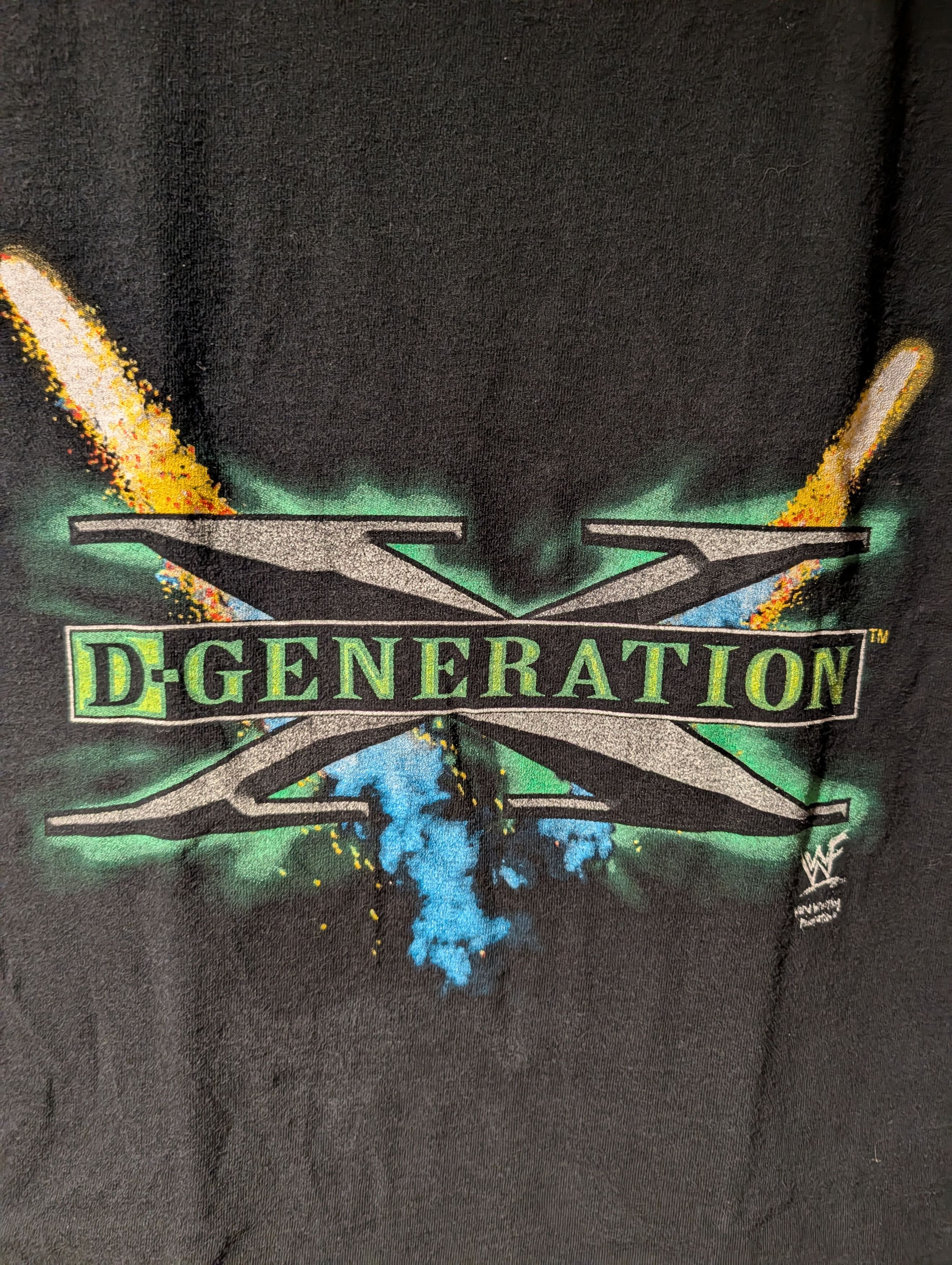 WWE Vintage 90s WWF D-Generation X T Shirt Youth L TNT Loevner Size US L / EU 52-54 / 3 - 2 Thumbnail