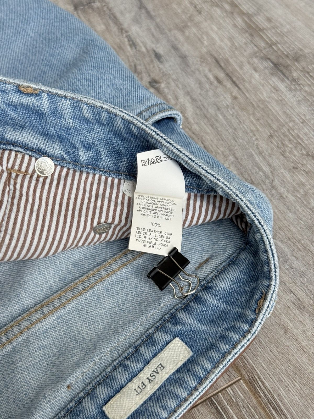 Brunello Cucinelli Brunello Cucinelli Light Wash Easy Fit Jeans Blue Cotton Size US 34 / EU 50 - 15 Thumbnail