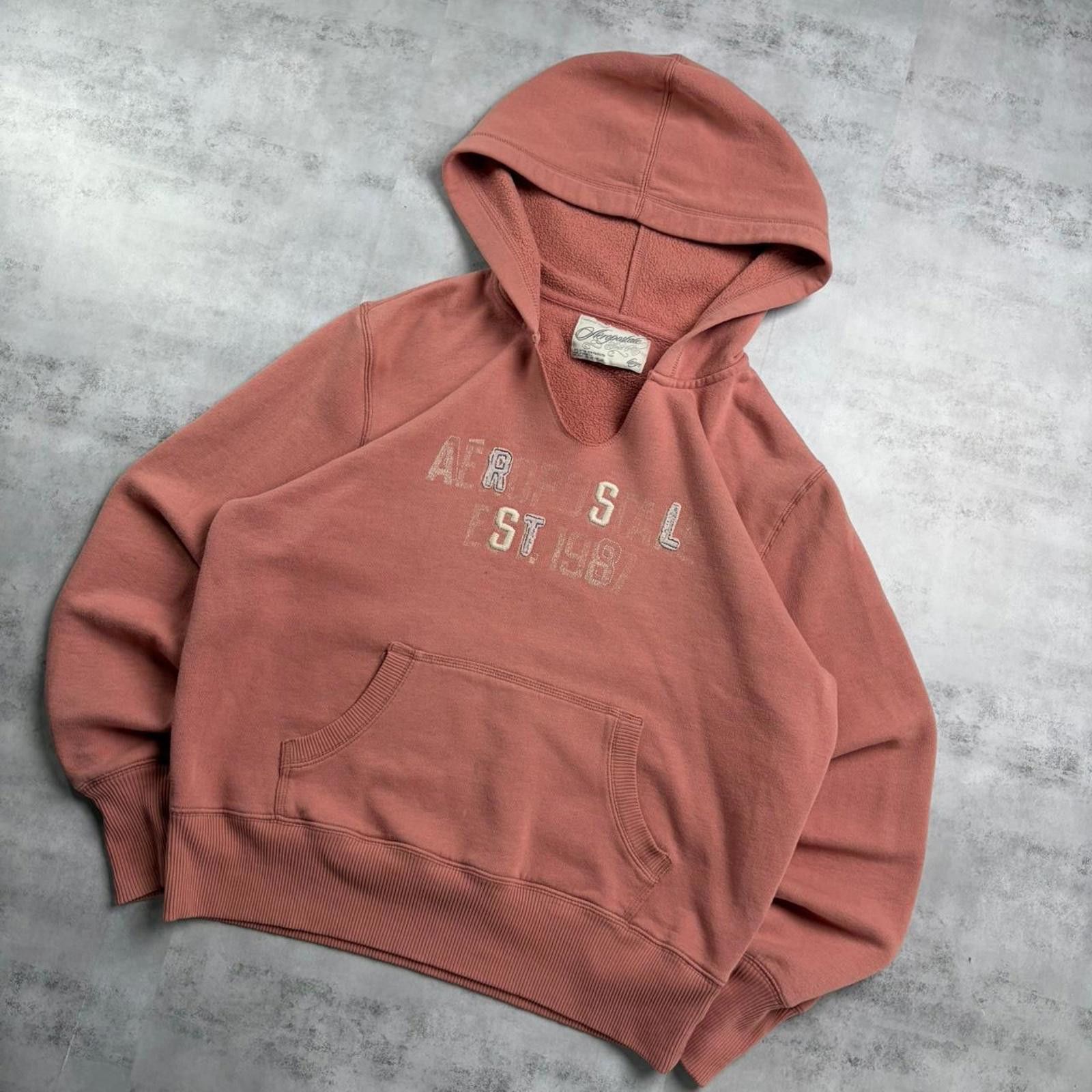 Aeropostale Y2K Pink Aeropostale Grunge Distressed Hoodie Size US L / EU 52-54 / 3 - 2 Thumbnail