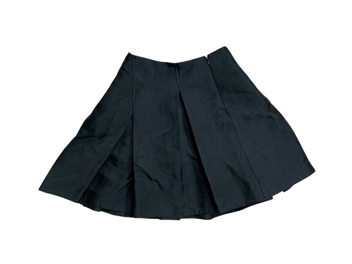 Jil Sander Jil Sander Black Mini Skirt Size 26" / US 2 / IT 38 - 2 Thumbnail