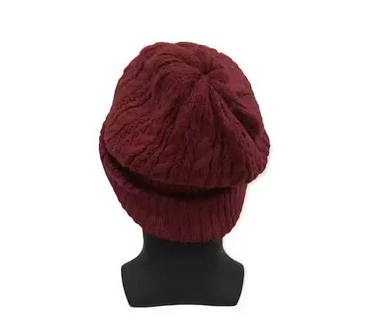 Japanese Brand × Vintage Japanese Brand Plain Knit Beanie Hat Size ONE SIZE - 4 Thumbnail