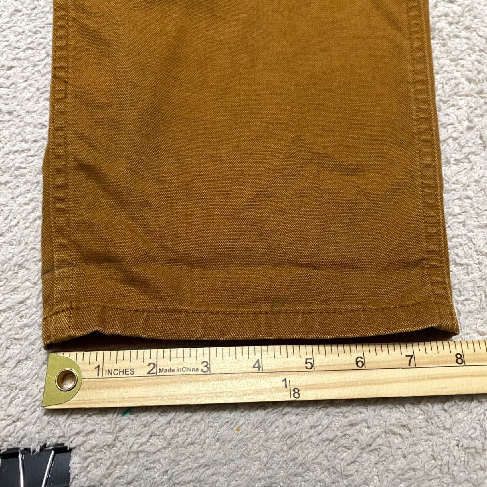 Vintage REI Mens Pants 42x30 Solid Brown Carpenter Straight Leg Work Utility Reg Pants Mens Brown 42x30 Size US 42 / EU 58 - 2 Thumbnail