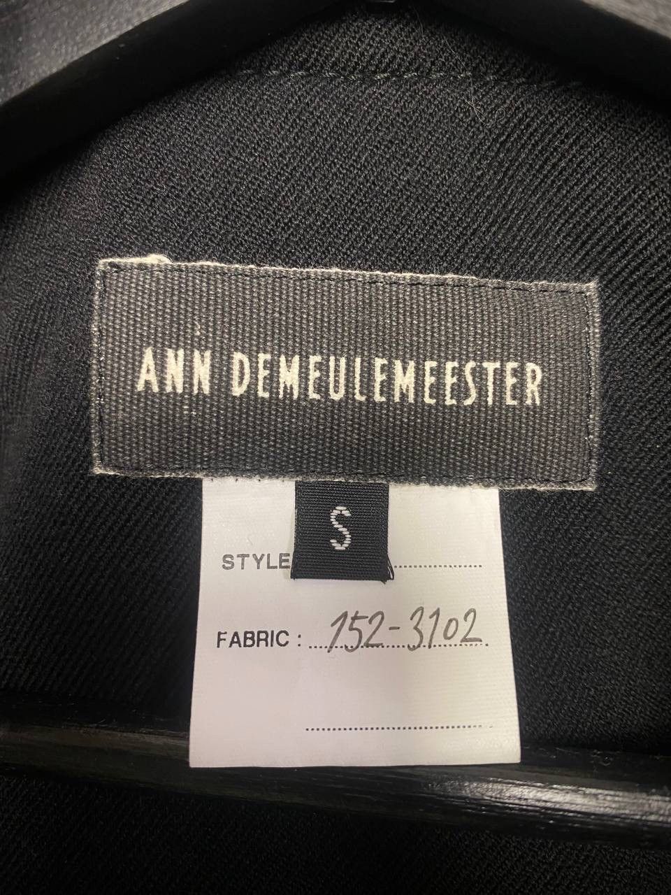 Ann Demeulemeester FW15 Wool Coat Zip Breast Sample Runway S-M Size US M / EU 48-50 / 2 - 8 Thumbnail