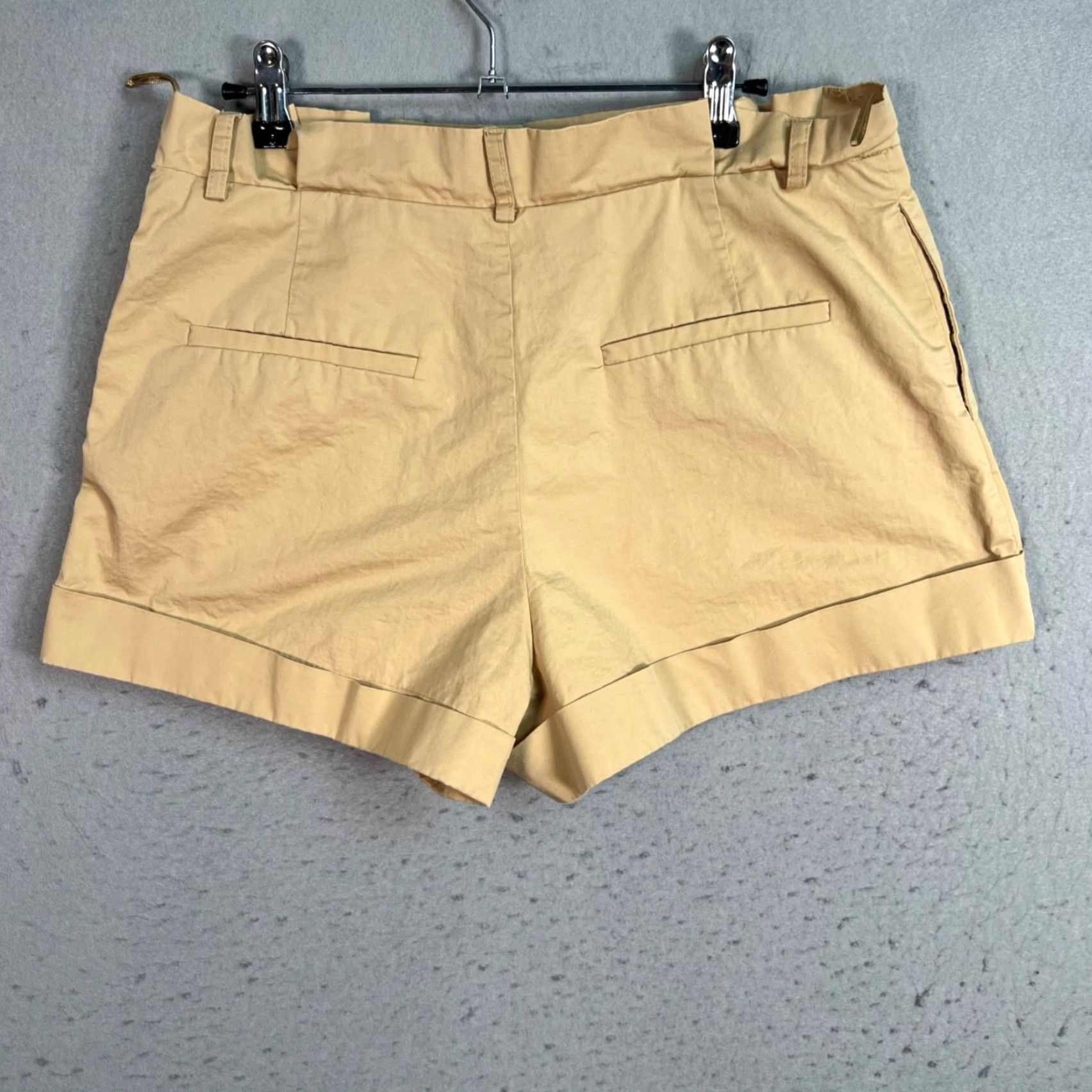 Zara Zara Chino Shorts Shirt Womens Beige Cotton Blend Regular Pockets 3in Inseam. Size 32" / US 10 / IT 46 - 2 Thumbnail