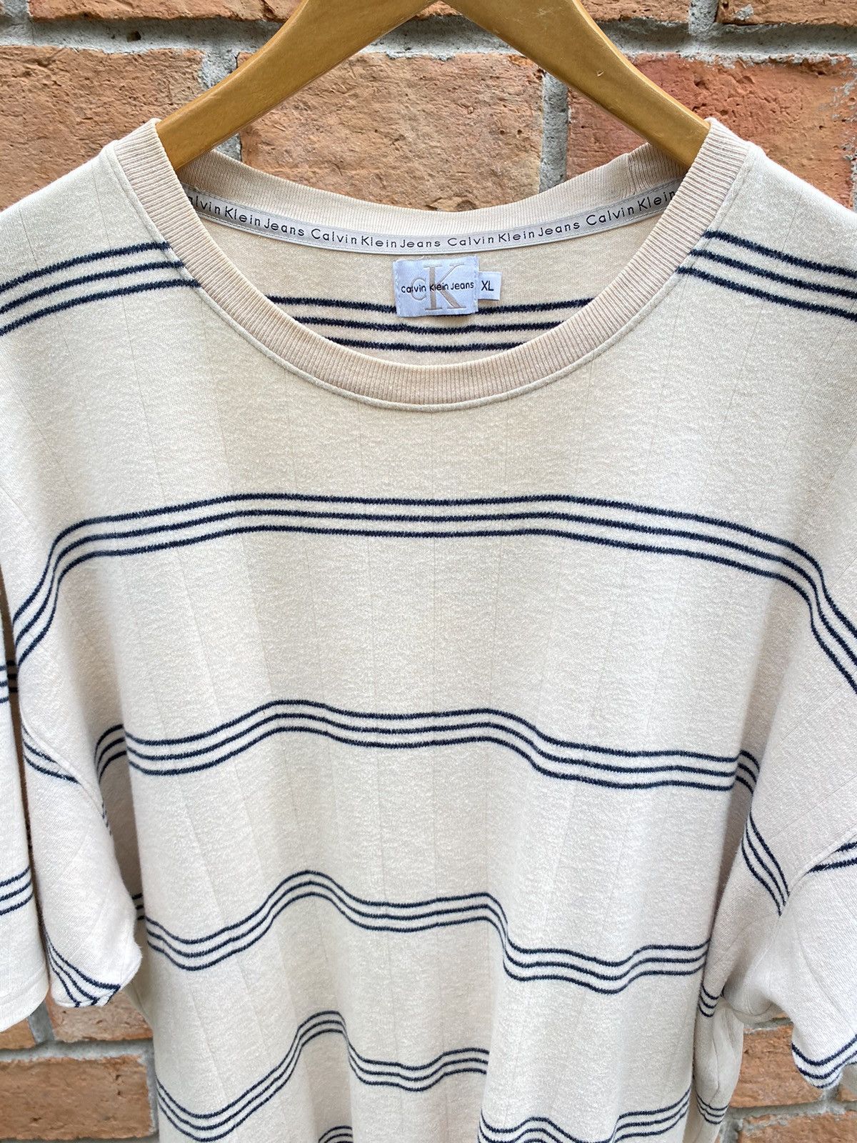 Calvin Klein Calvin Klein Jeans Classic Striped Tee Size US XL / EU 56 / 4 - 3 Thumbnail