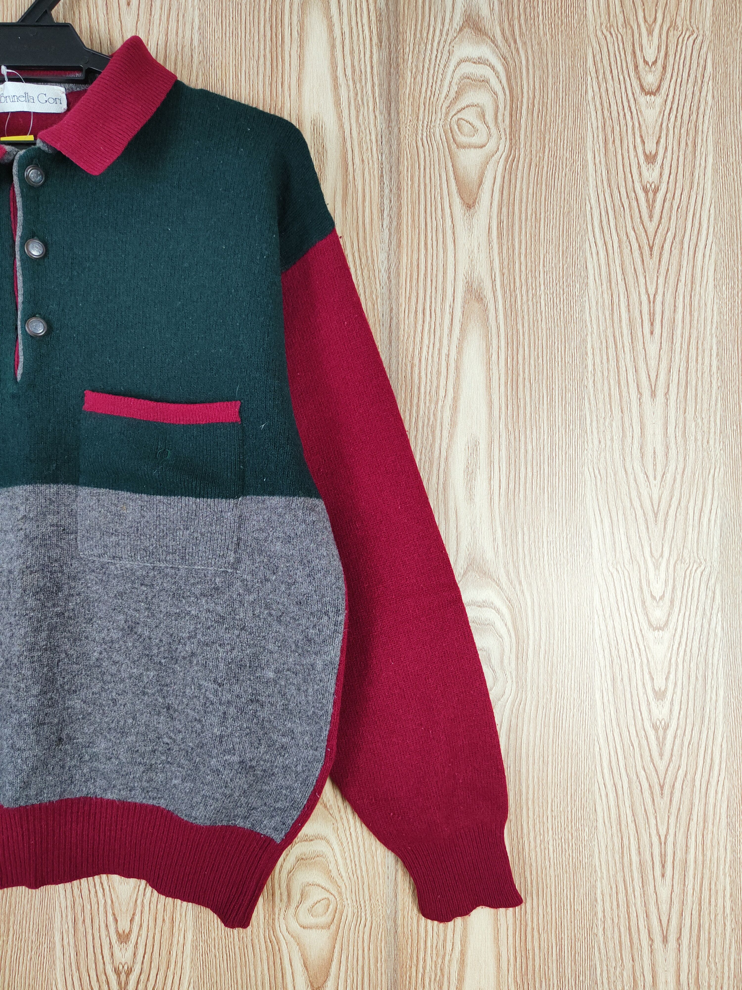 Homespun Knitwear × Vintage Brunella Gori Red Knitwear vintage Sweatshirts #W348 Size US M / EU 48-50 / 2 - 6 Thumbnail