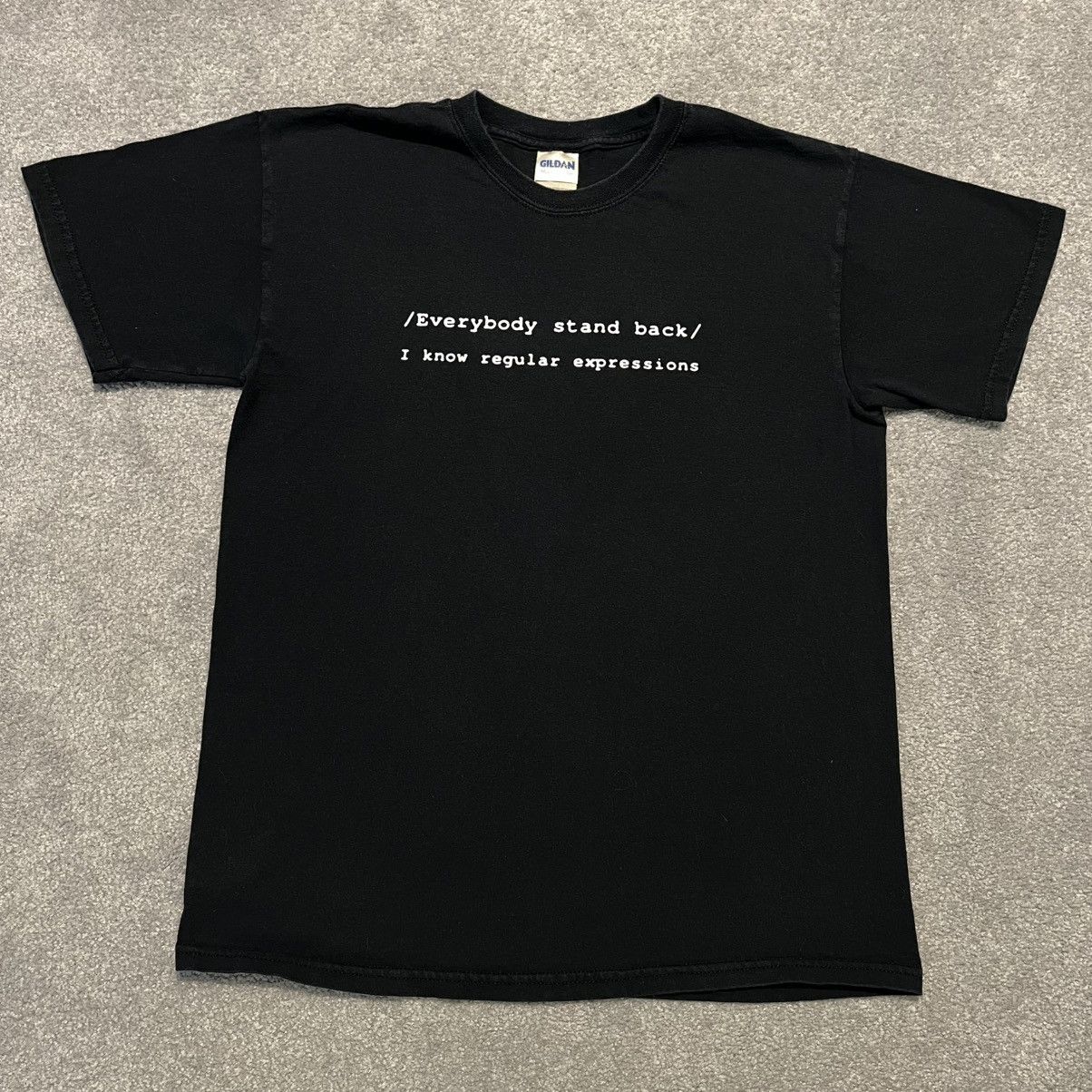 Vintage Vintage Coding Everybody Stand Back Regular Expressions Tee Size US M / EU 48-50 / 2 - 3 Thumbnail