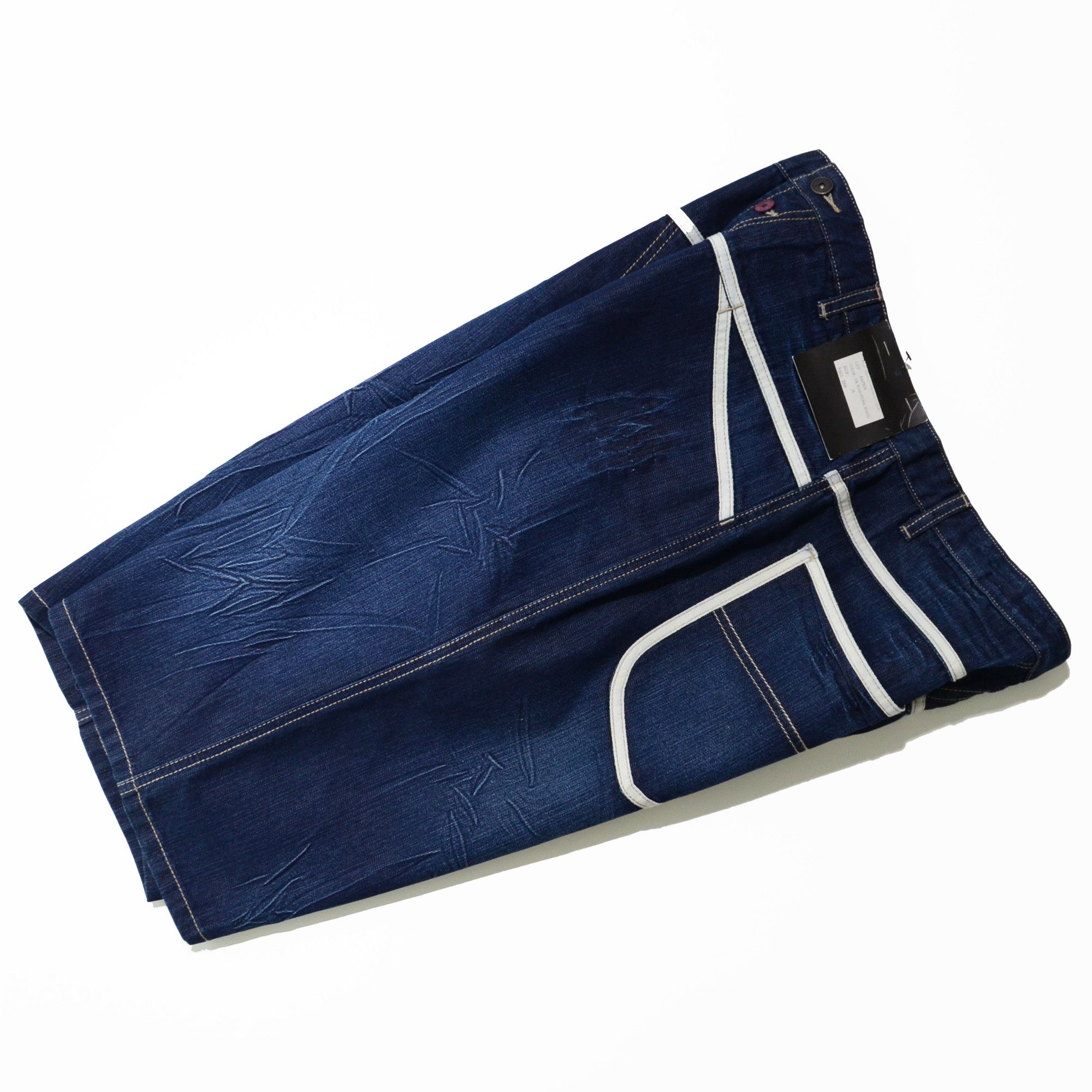 Marithe + Francois Girbaud M+FG Jorts W34 Denim 2006 Carft Streetwear Size US 34 / EU 50 - 3 Thumbnail