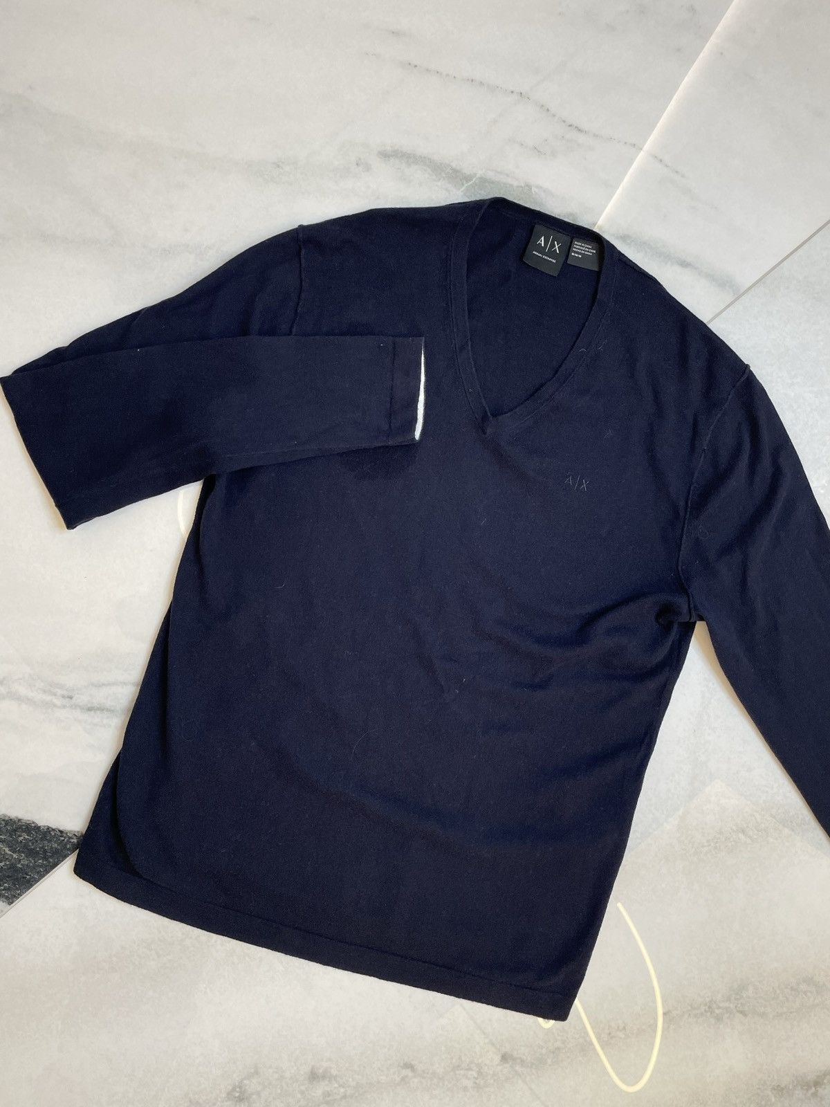 Armani Exchange Armani Exchange cotton cashmere classic casual sweater Size US M / EU 48-50 / 2 - 1 Thumbnail