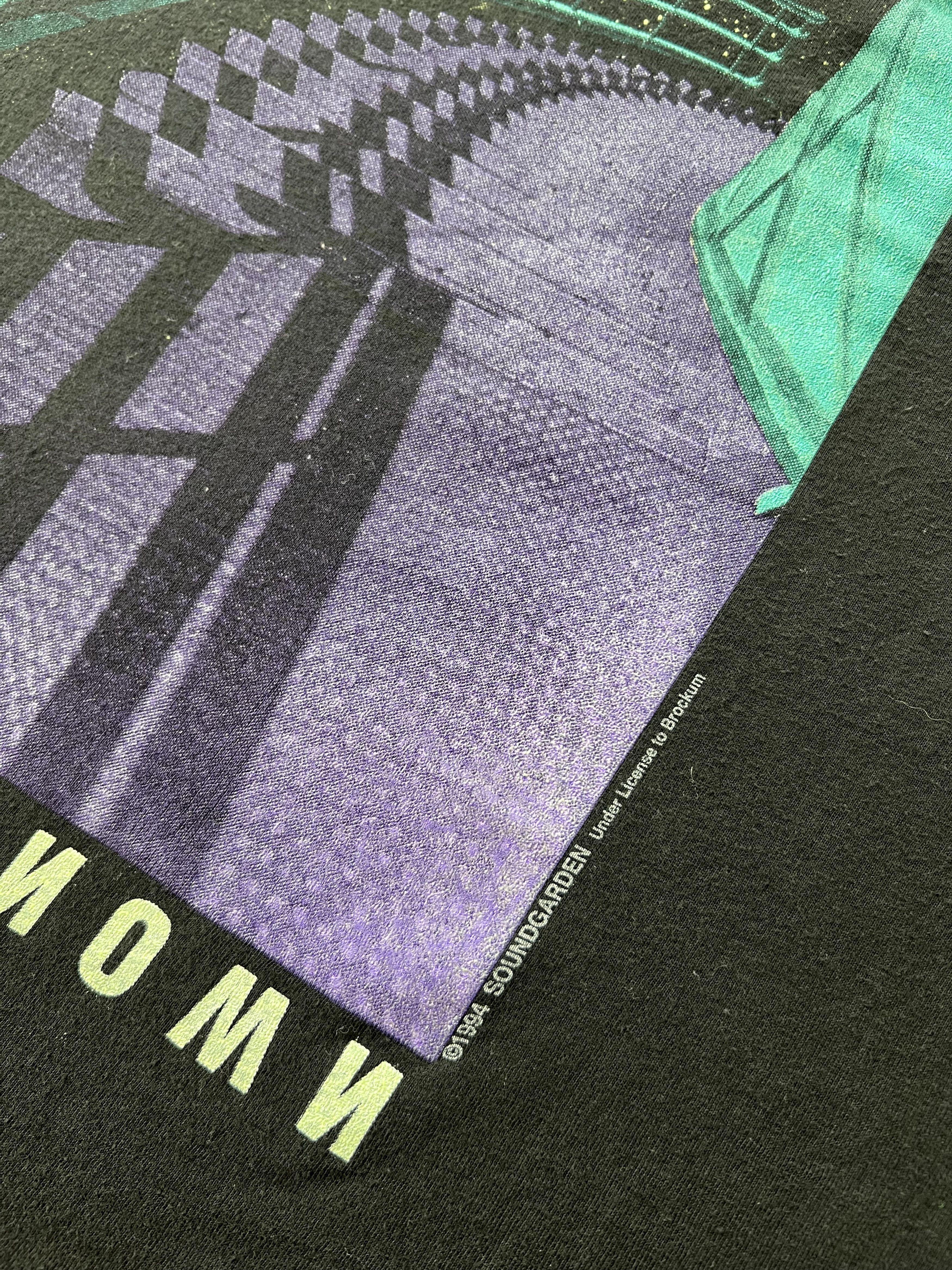Band Tees Vintage 1994 Soundgarden Superunknown Tour Black T-shirt Size US XL / EU 56 / 4 - 8 Thumbnail