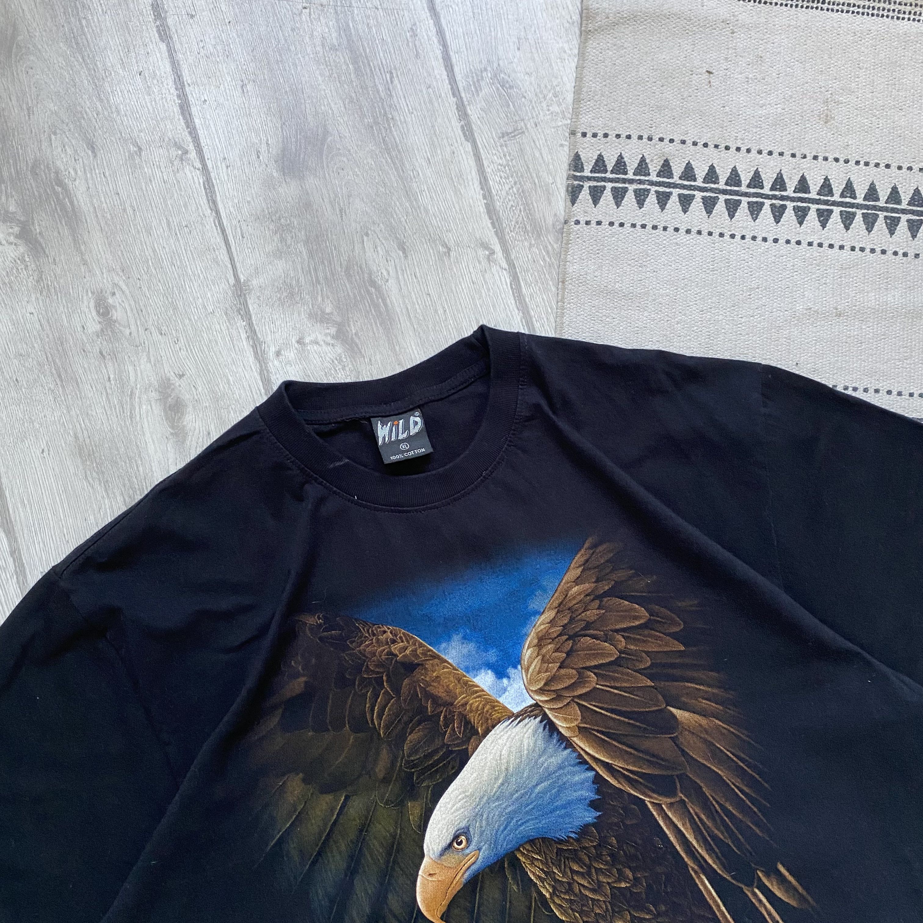 Harley Davidson 🦅 Vintage USA Eagle tee Mountain Forest Harley Davidson Size US XL / EU 56 / 4 - 2 Thumbnail
