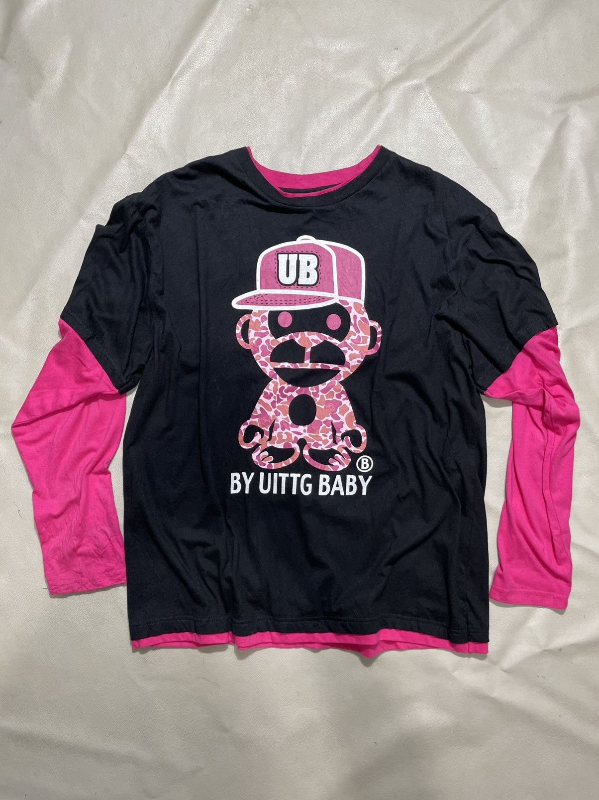 Hysteric Glamour Amry Monkey Long sleeve double layer playboi carti style Size US XL / EU 56 / 4 - 1 Thumbnail