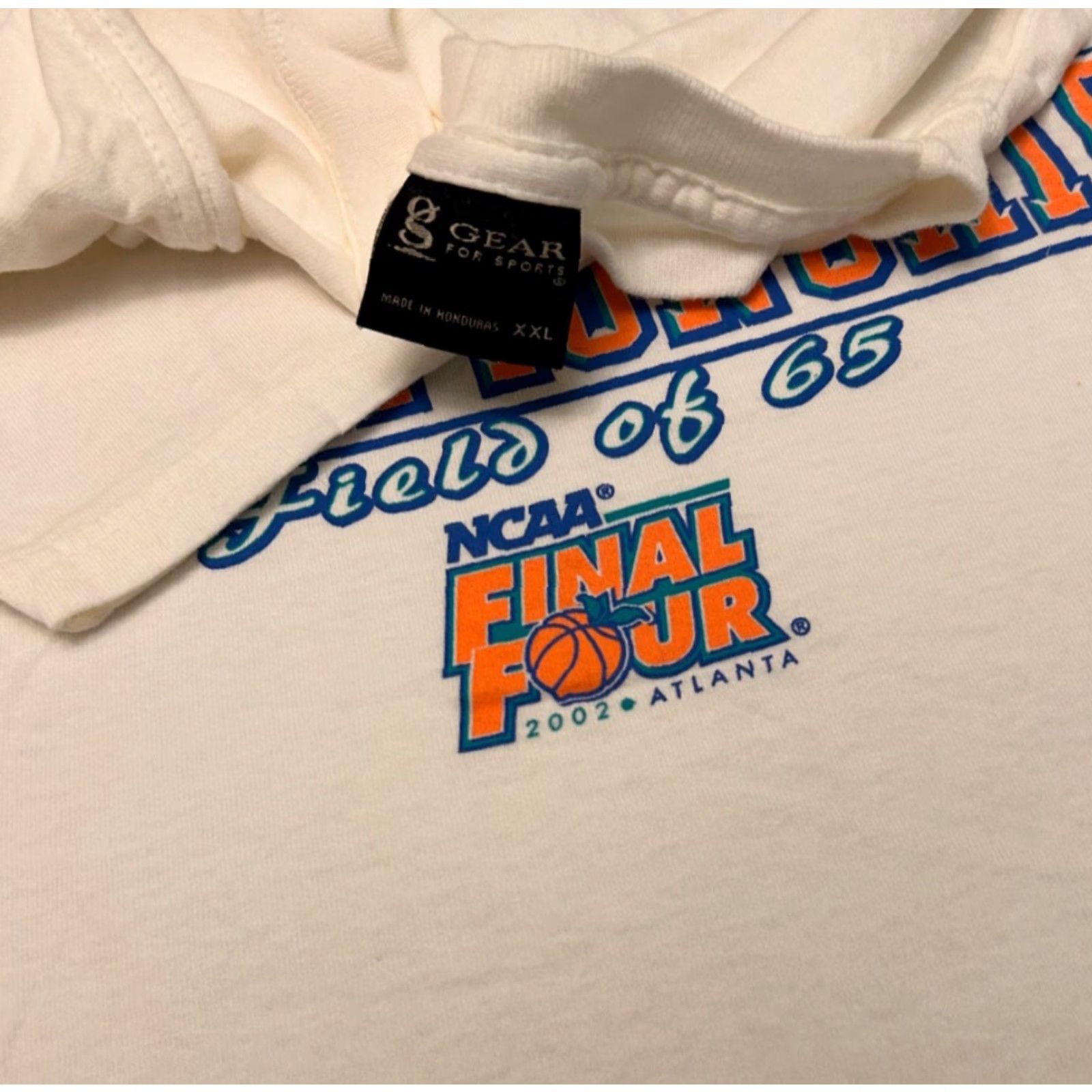 NCAA VINTAGE NCAA Final Four 2002 Missouri Tigers VTG Shirt Mens 2XL White Basketball 90s College Sports University Mens Size US XXL / EU 58 / 5 - 2 Thumbnail