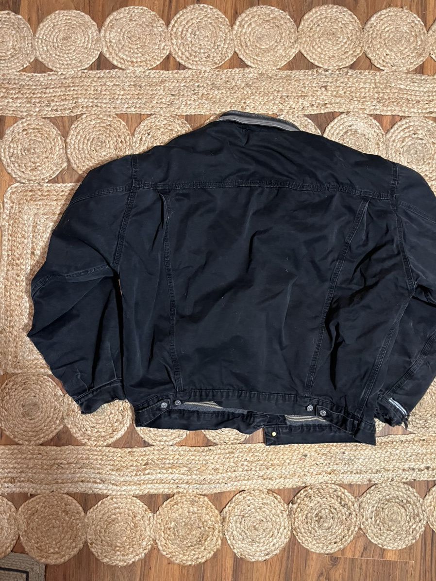 Diesel × Vintage 90s distressed Diesel blanket lined denim jeans jacket worn Size US XL / EU 56 / 4 - 8 Thumbnail