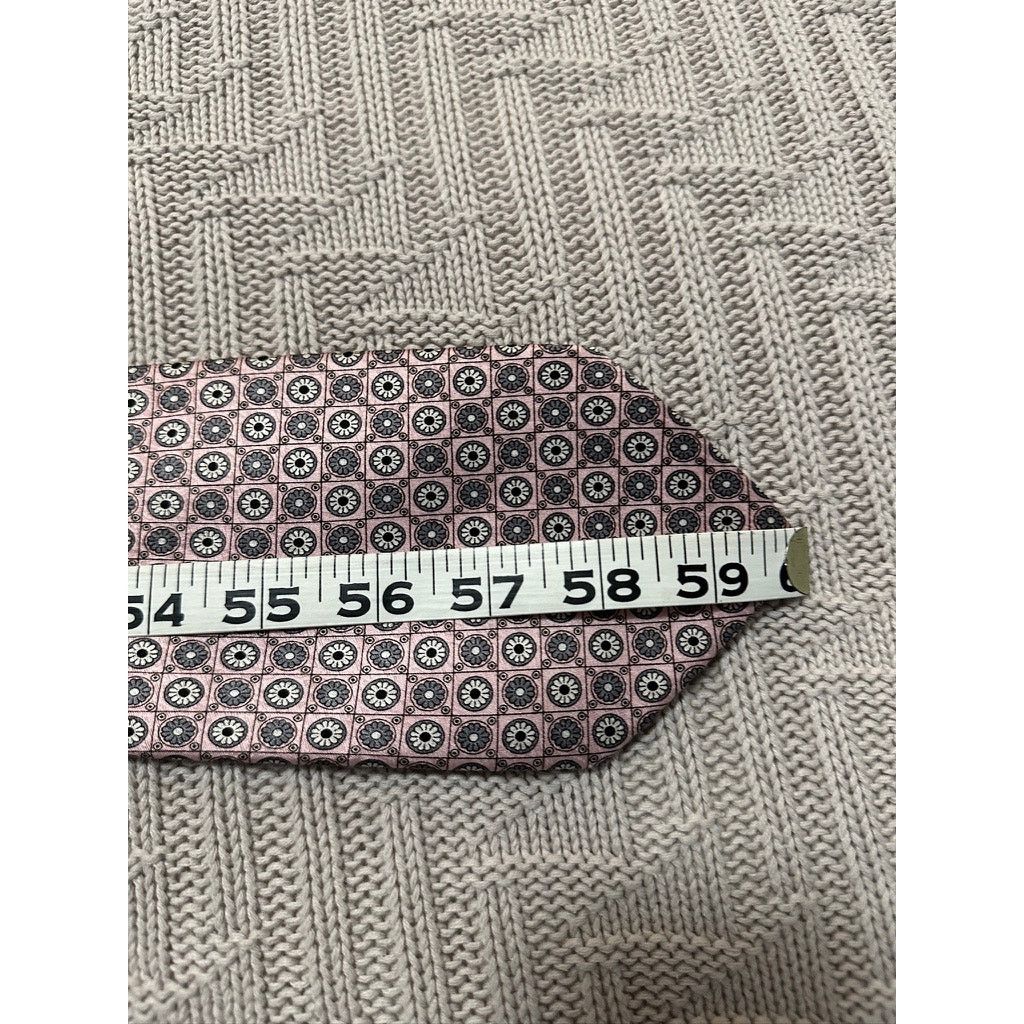 Pierre Cardin Pierre Cardin pink floral print silk tie Size ONE SIZE - 6 Thumbnail