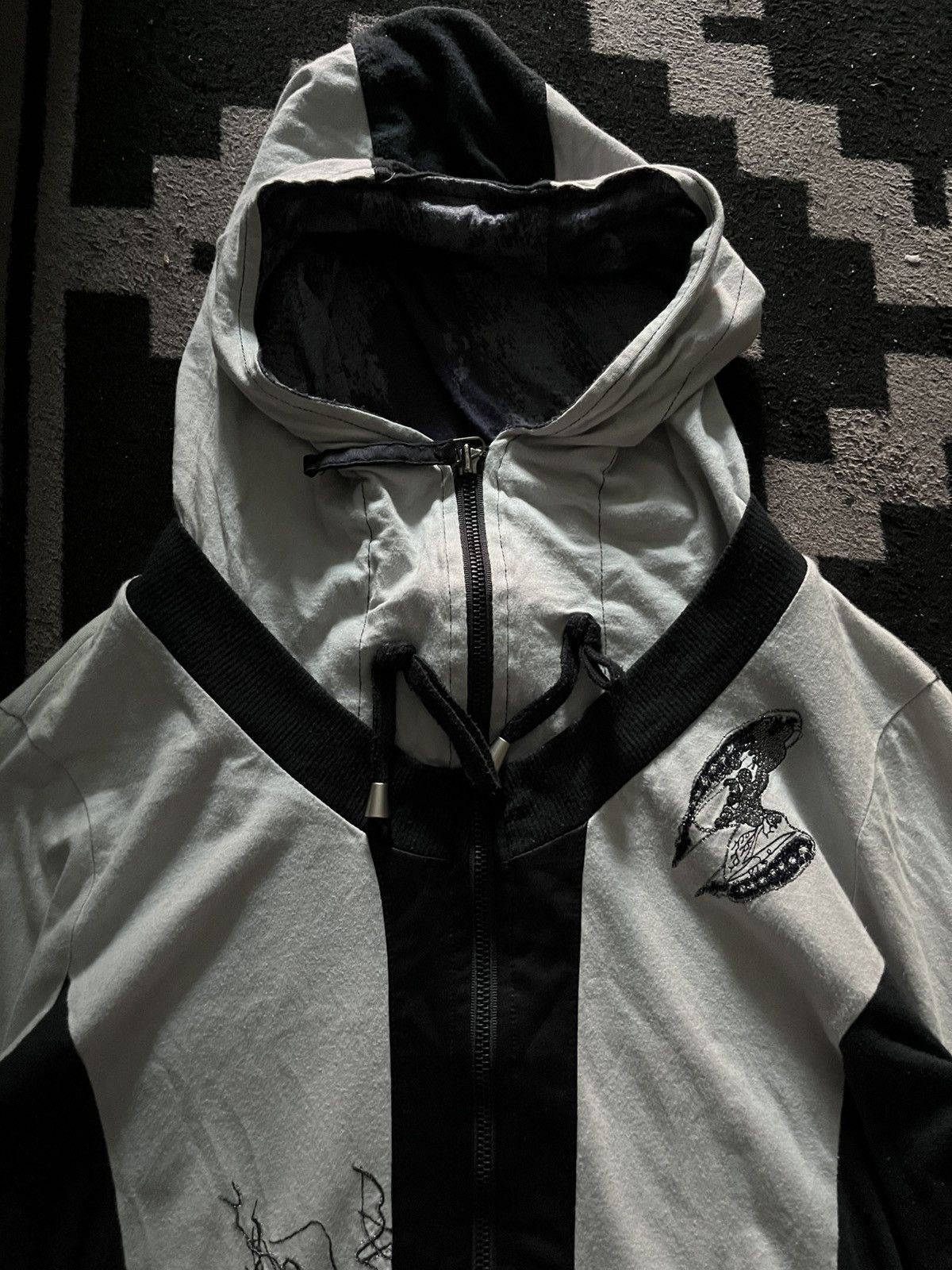 Hysteric Glamour Tankus embroidery mohawk ninja hoodie lgb style Size US M / EU 48-50 / 2 - 3 Thumbnail