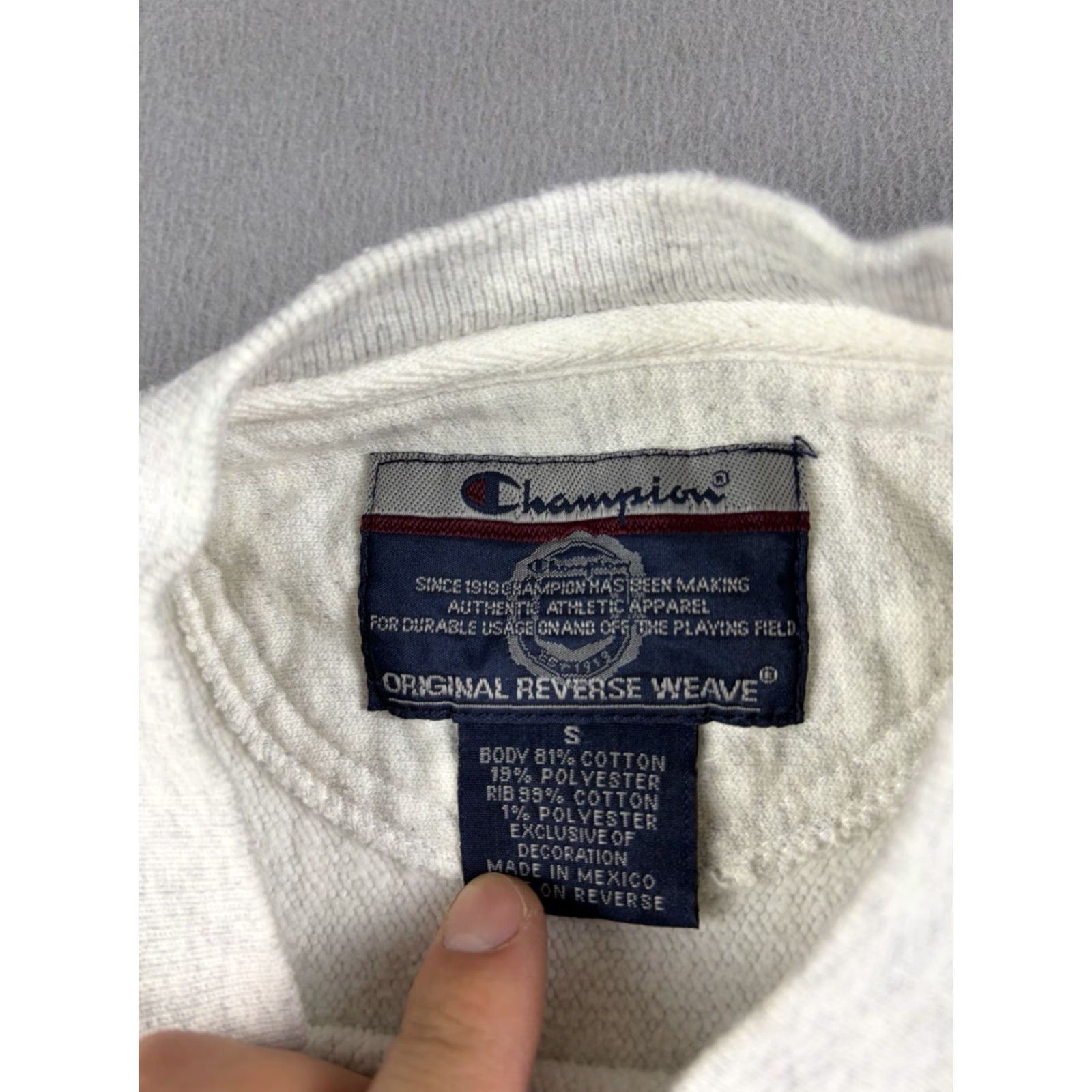 Champion VINTAGE Champion Reverse Weave Sweatshirt Men S Gray Boston College Eagles Pullover Knit Cotton Logo Solid Reversible Updated Size US S / EU 44-46 / 1 - 3 Thumbnail