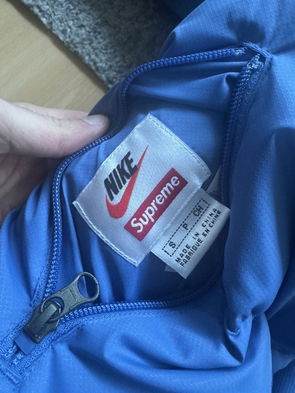 Nike × Supreme Nike x Supreme Reversible Puffy Jacket Blue Size US S / EU 44-46 / 1 - 4 Thumbnail