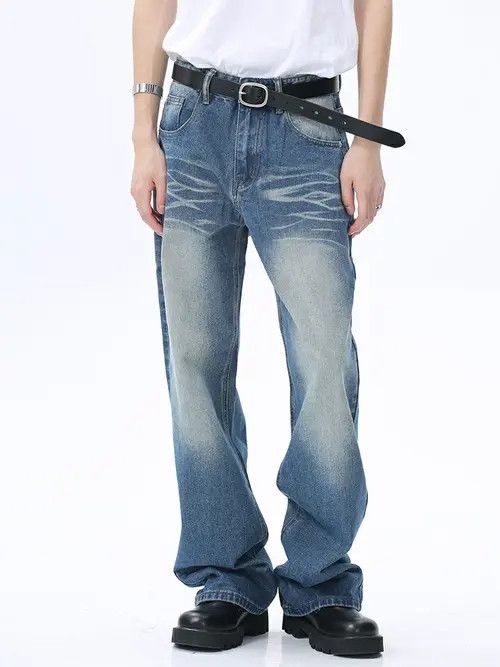 VIBE flared faded skate washed jeans Size US 32 / EU 48 - 2 Thumbnail