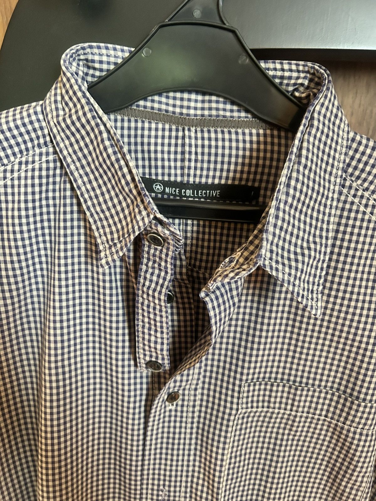 Nice Collective Nice Collective checkered shirt size L Size US L / EU 52-54 / 3 - 2 Thumbnail
