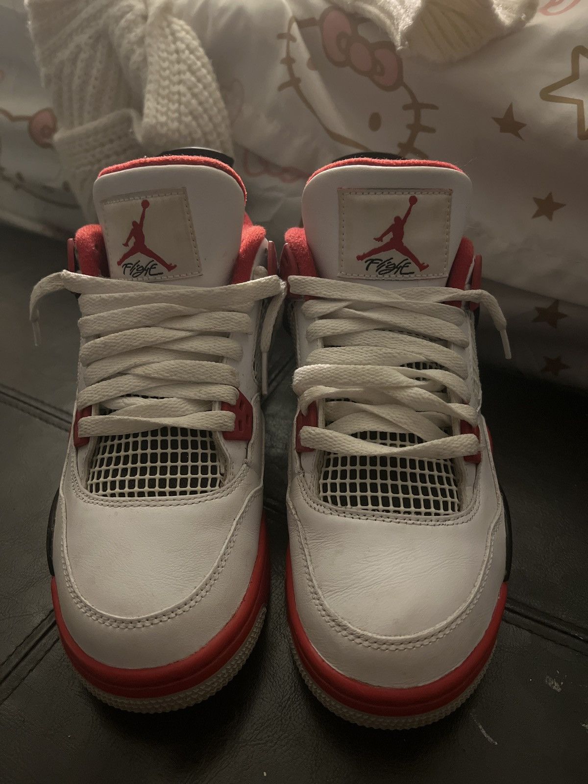 Jordan Brand fire red jordan 4s Size US 6.5 / EU 39-40 - 1 Thumbnail