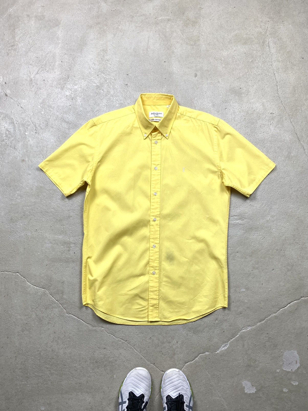 Yves Saint Laurent 90’s YSL Yves Saint Laurent Shirt Luxury Size US M / EU 48-50 / 2 - 1 Thumbnail