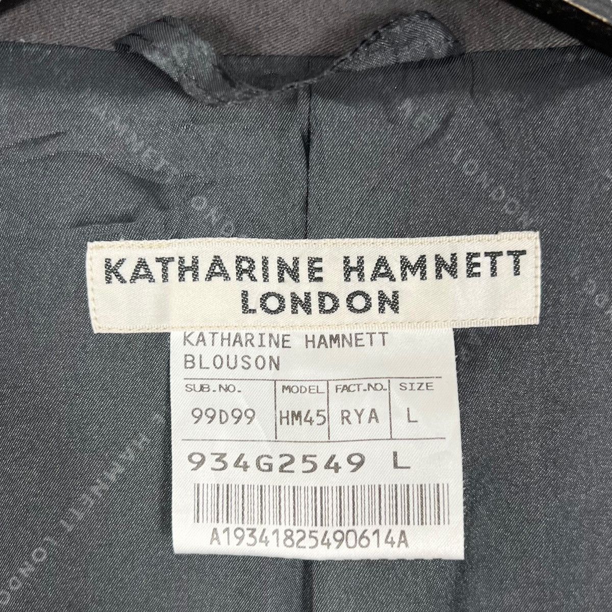 Designer × Katharine Hamnett London Katharine Hamnett Women Trench Coat Size L / US 10 / IT 46 - 7 Thumbnail