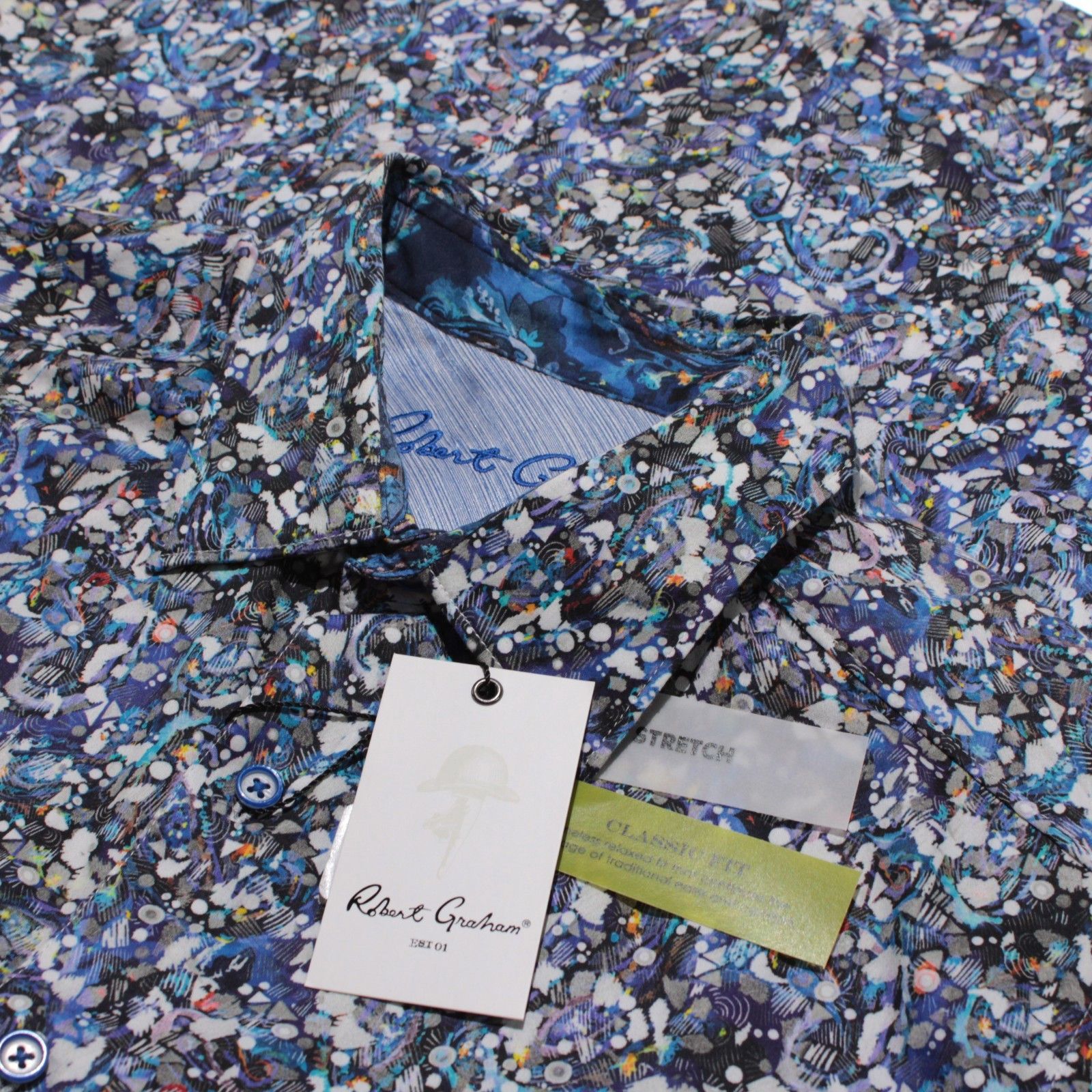Robert Graham Robert Graham New with tags Shirt Size M US In Blue Size US M / EU 48-50 / 2 - 1 Thumbnail